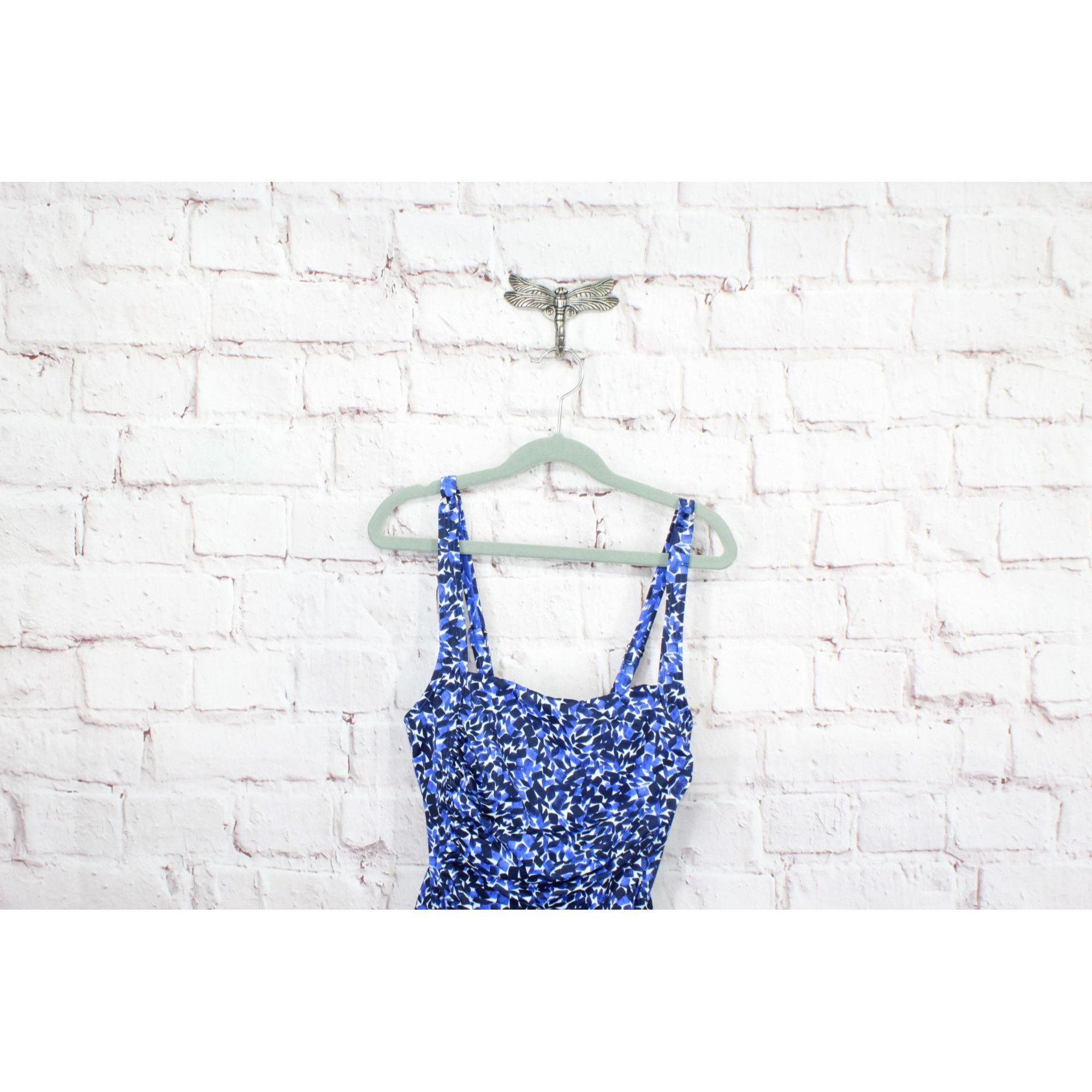 L.L. Bean LL Bean Mix and Match Square Neck Floral Tankini Top Size S / US 4 / IT 40 - 2 Thumbnail