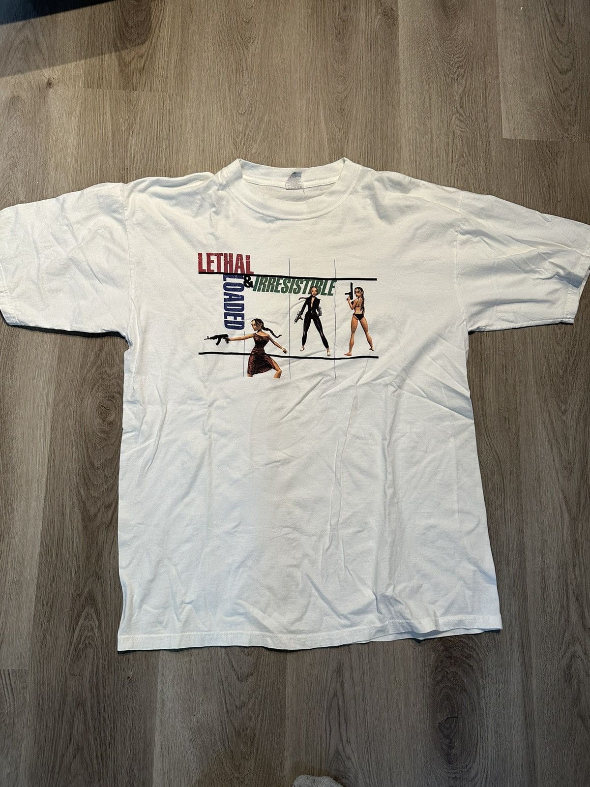 Image of Vintage Tomb Raider Euro Promo T Deadstock in White, Men's (Size XL)