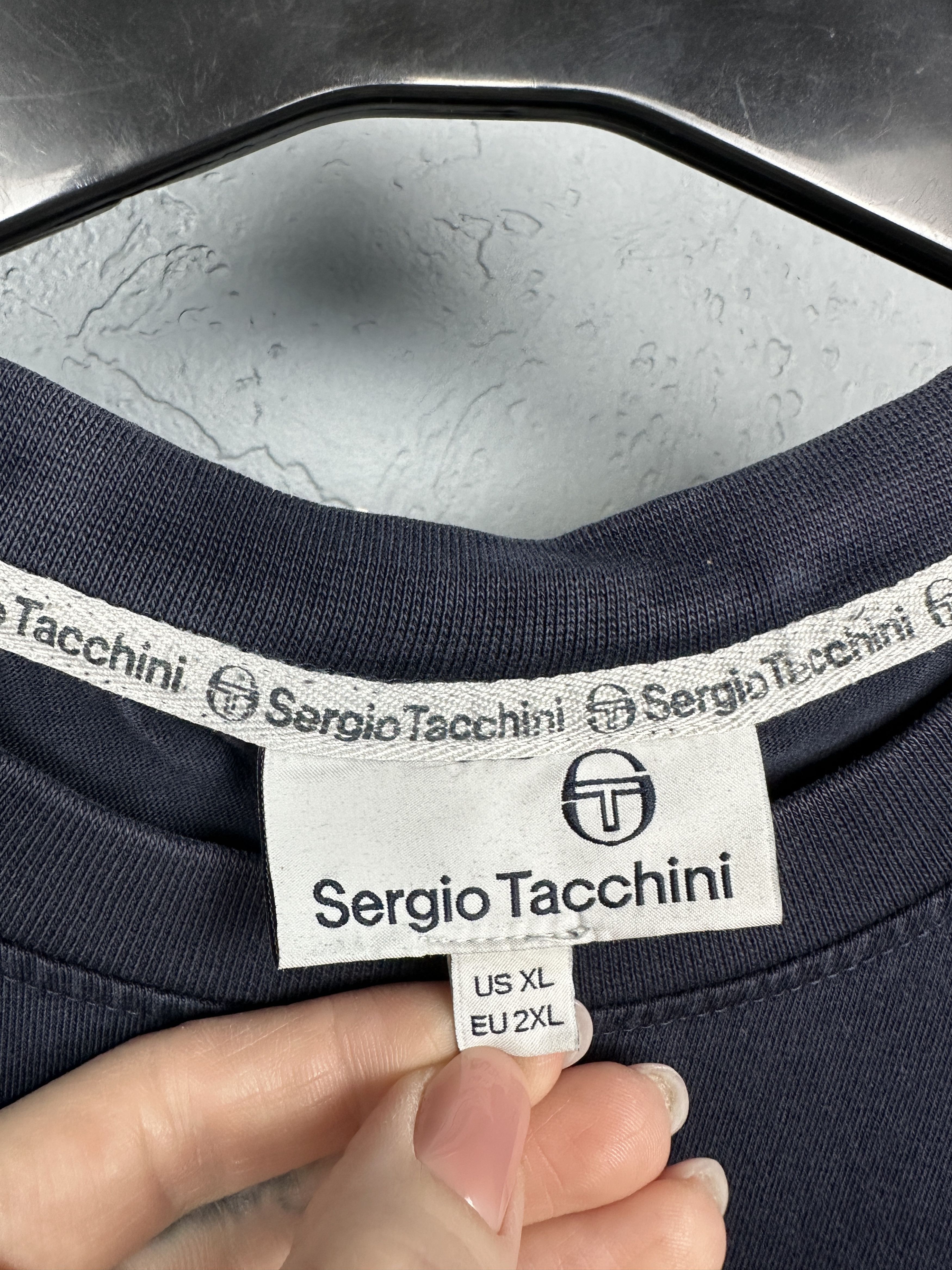 Sergio Tacchini Sergio Tacchini Mens Crew Neck T-Shirt Size US XL / EU 56 / 4 - 4 Thumbnail