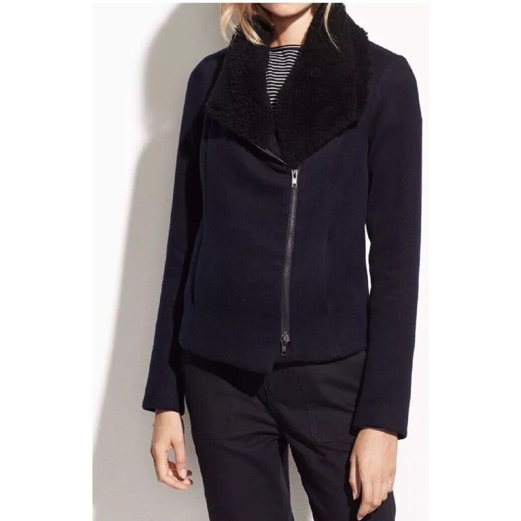 Vince NWOT Vince Shearling Collar Double-faced Jacket XS $750 Size XS / US 0-2 / IT 36-38 - 13 Thumbnail