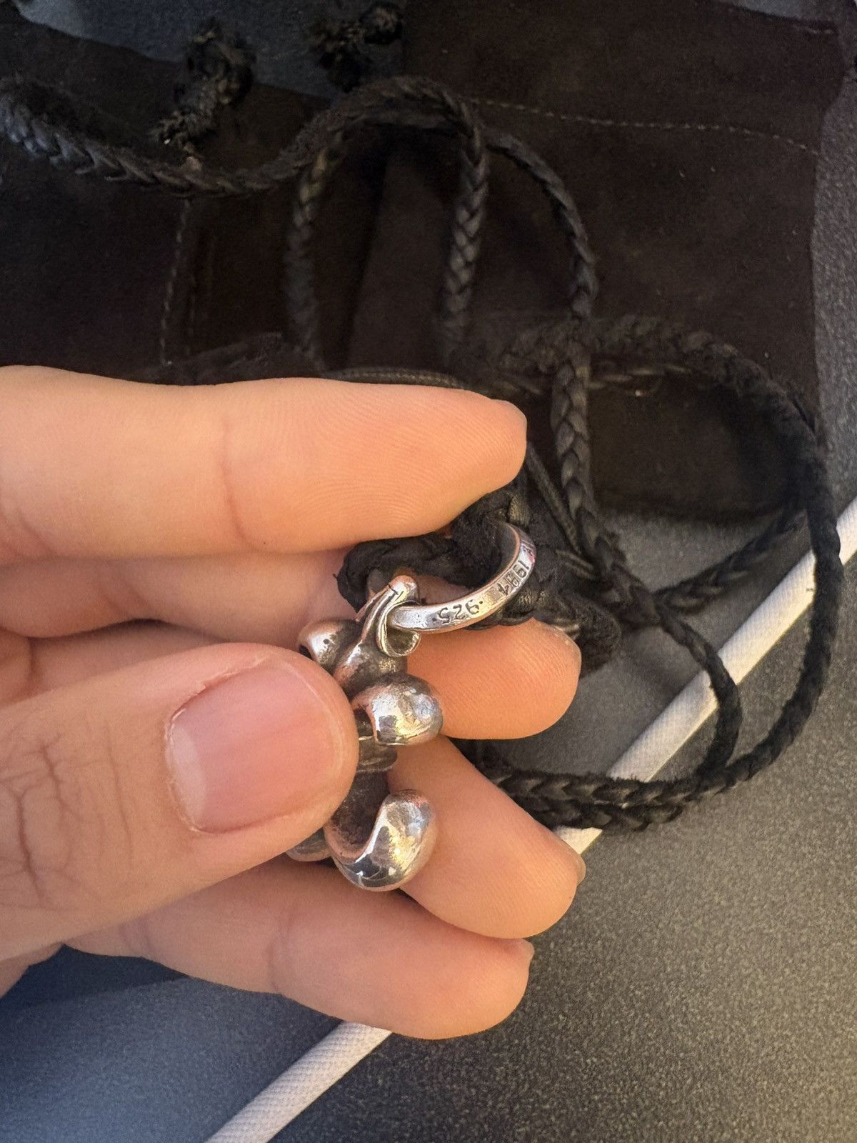Chrome Hearts Chrome Hearts Fleur pendant leather strap combo Size ONE SIZE - 10 Thumbnail