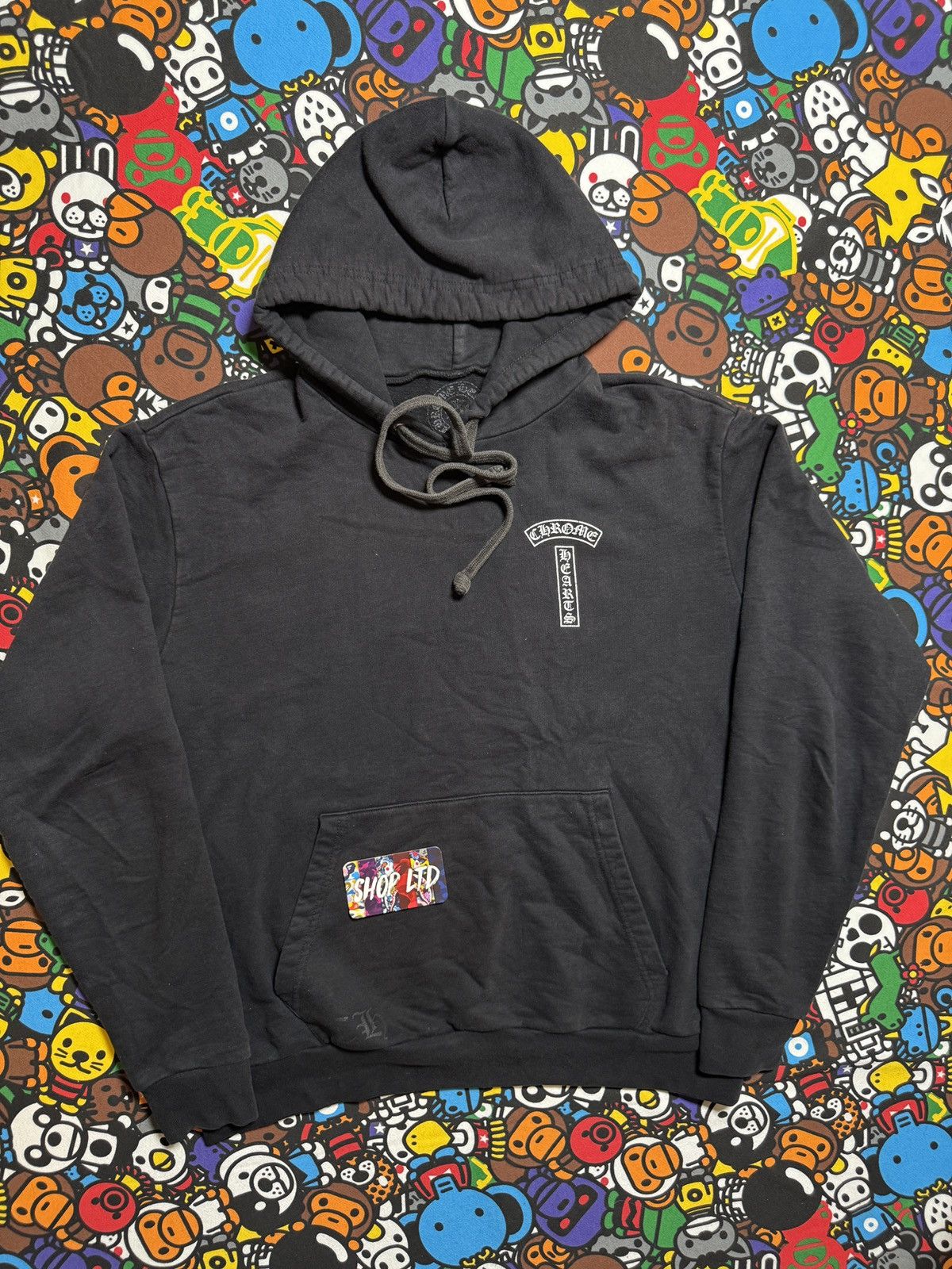 Chrome Hearts Chrome Hearts Black Script Logo Pullover Hoodie Size US M / EU 48-50 / 2 - 3 Thumbnail
