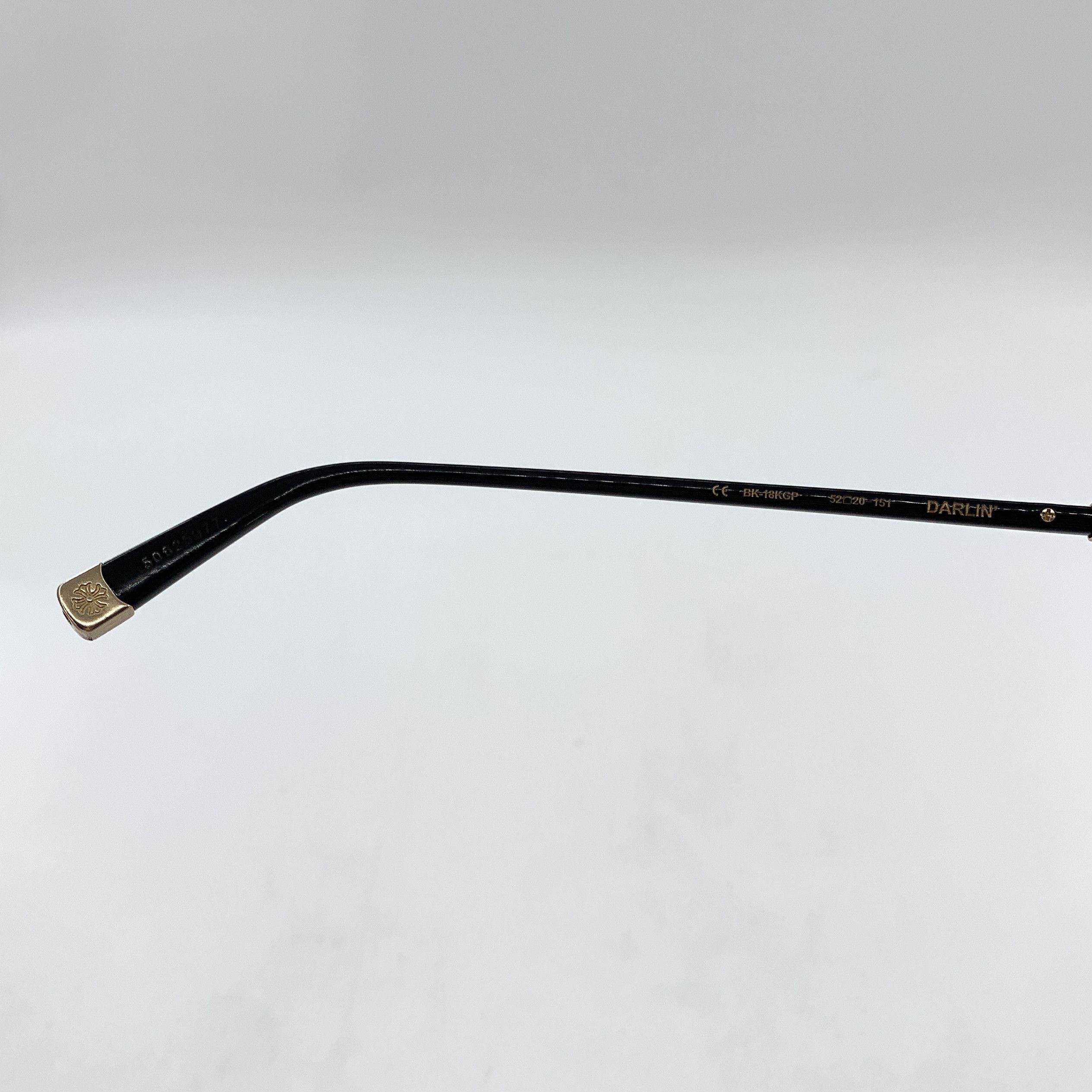 Chrome Hearts Chrome Hearts Optical Frame Cross Engraved Black Size ONE SIZE - 8 Thumbnail