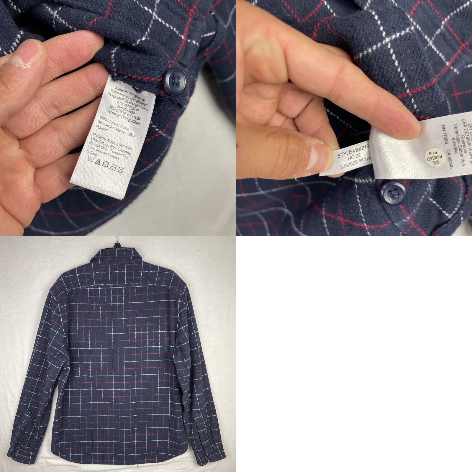 J.Crew J. Crew Shirt Mens Large Blue Heavyweight Chamois Workshirt Flannel Button Up Size US L / EU 52-54 / 3 - 9 Thumbnail