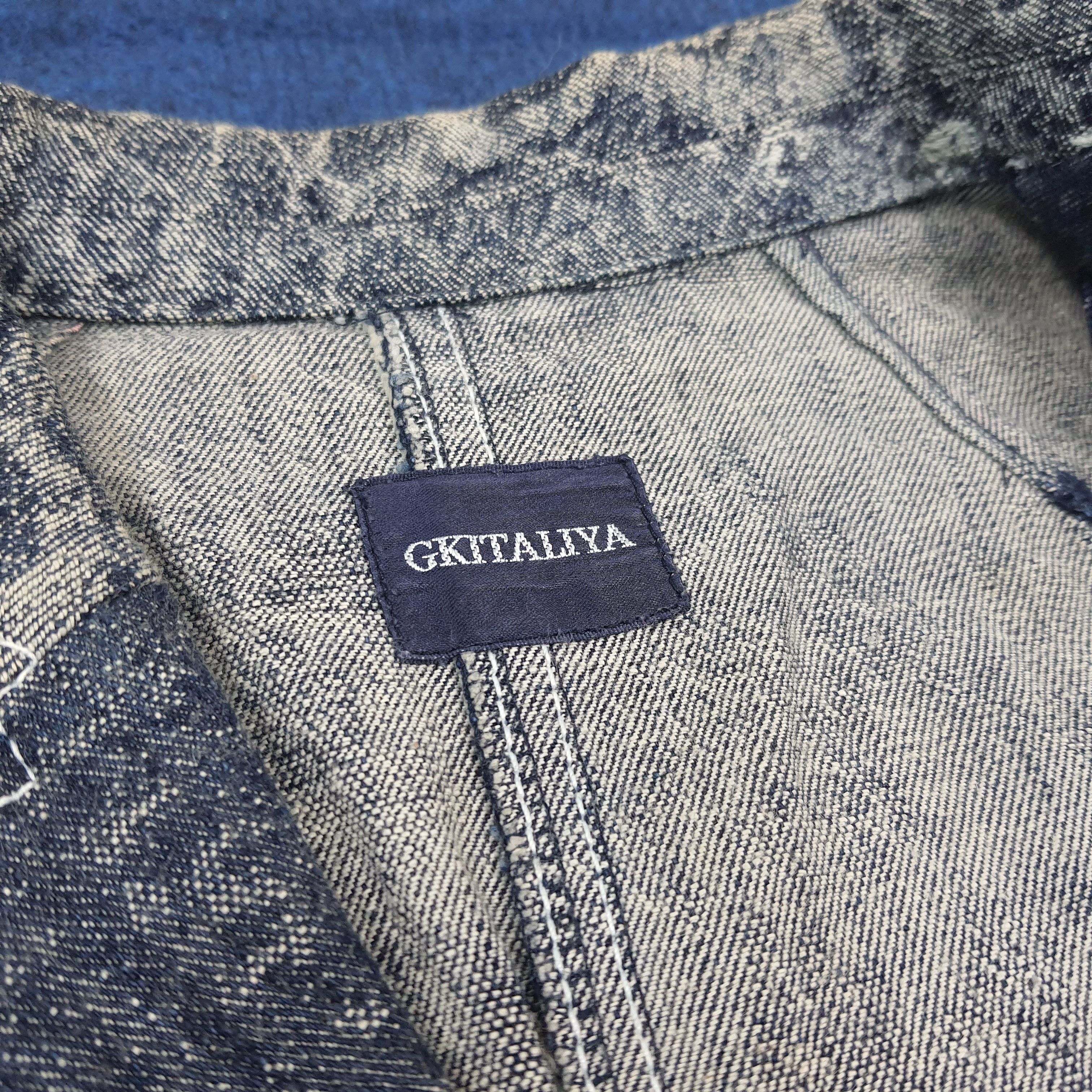 Japanese Brand Vintage Japan GKITALIYA Denim Jacket Boho C296N9 Size XS / US 0-2 / IT 36-38 - 9 Thumbnail