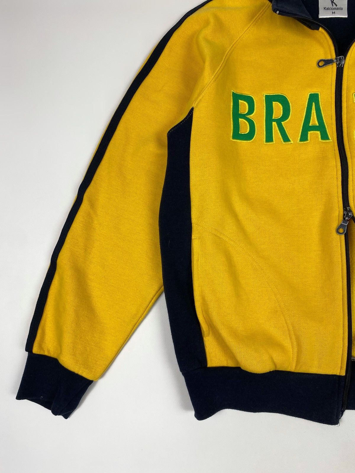 Vintage Y2K Vintage Kalciomania Brazil Team Track Top Size US M / EU 48-50 / 2 - 4 Thumbnail