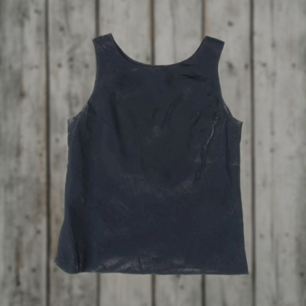 Adrianna Papell VINTAGE Adrianna Papell Black Shimmer Sleeveless Top Medium Elegant Blouse Size M / US 6-8 / IT 42-44 - 1 Thumbnail