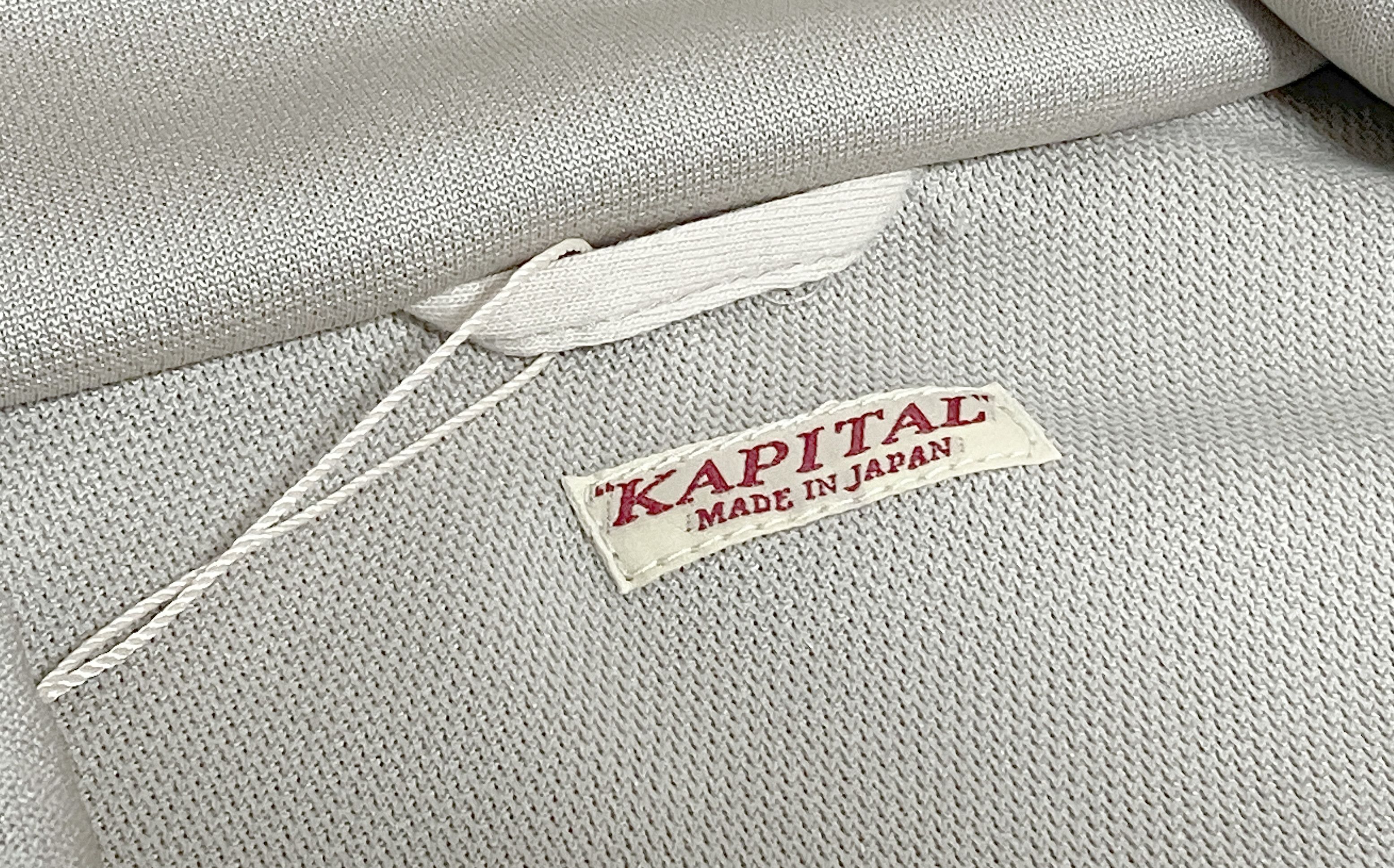 Kapital KAPITAL smooth jersey KOCHI & ZEPHYR track jacket beige M Size US M / EU 48-50 / 2 - 7 Thumbnail