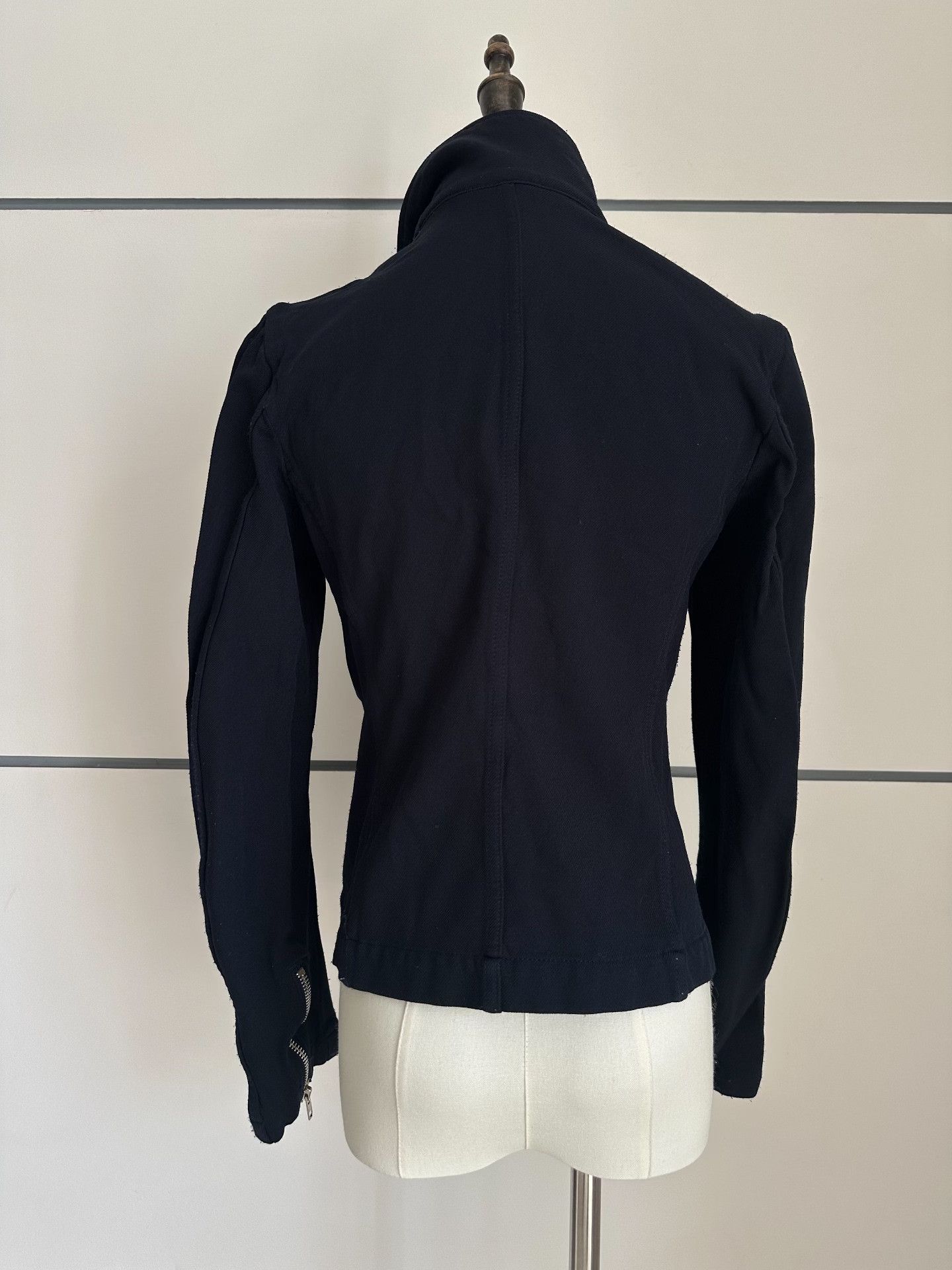 Comme des Garcons Comme des Garcons Fur-finished motorcycle jacket| Size XS / US 0-2 / IT 36-38 - 4 Thumbnail