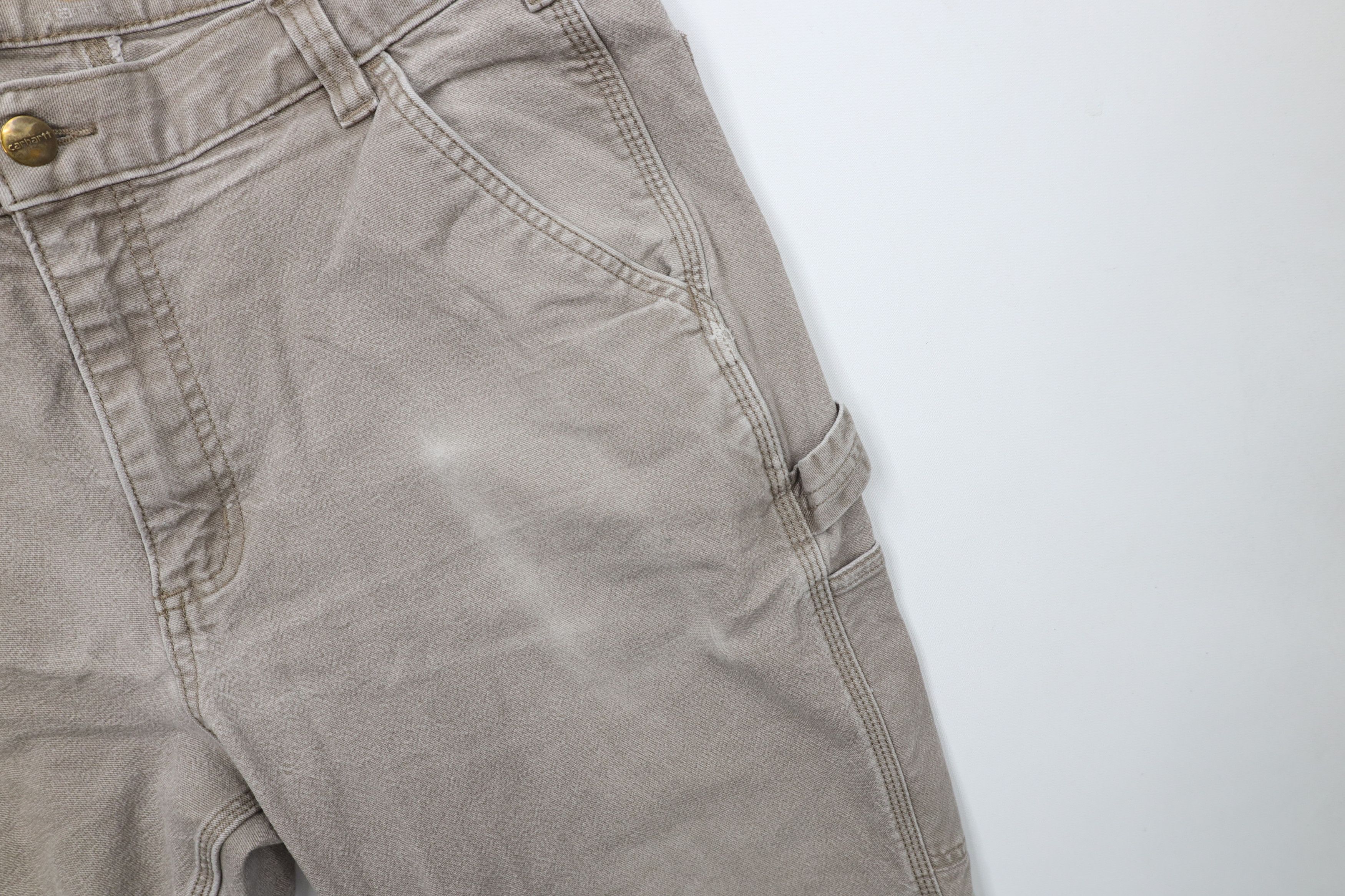 Carhartt × Vintage Vintage Y2K Carhartt Fit Stretch Wide Leg Canvas Pants Size US 36 / EU 52 - 6 Thumbnail