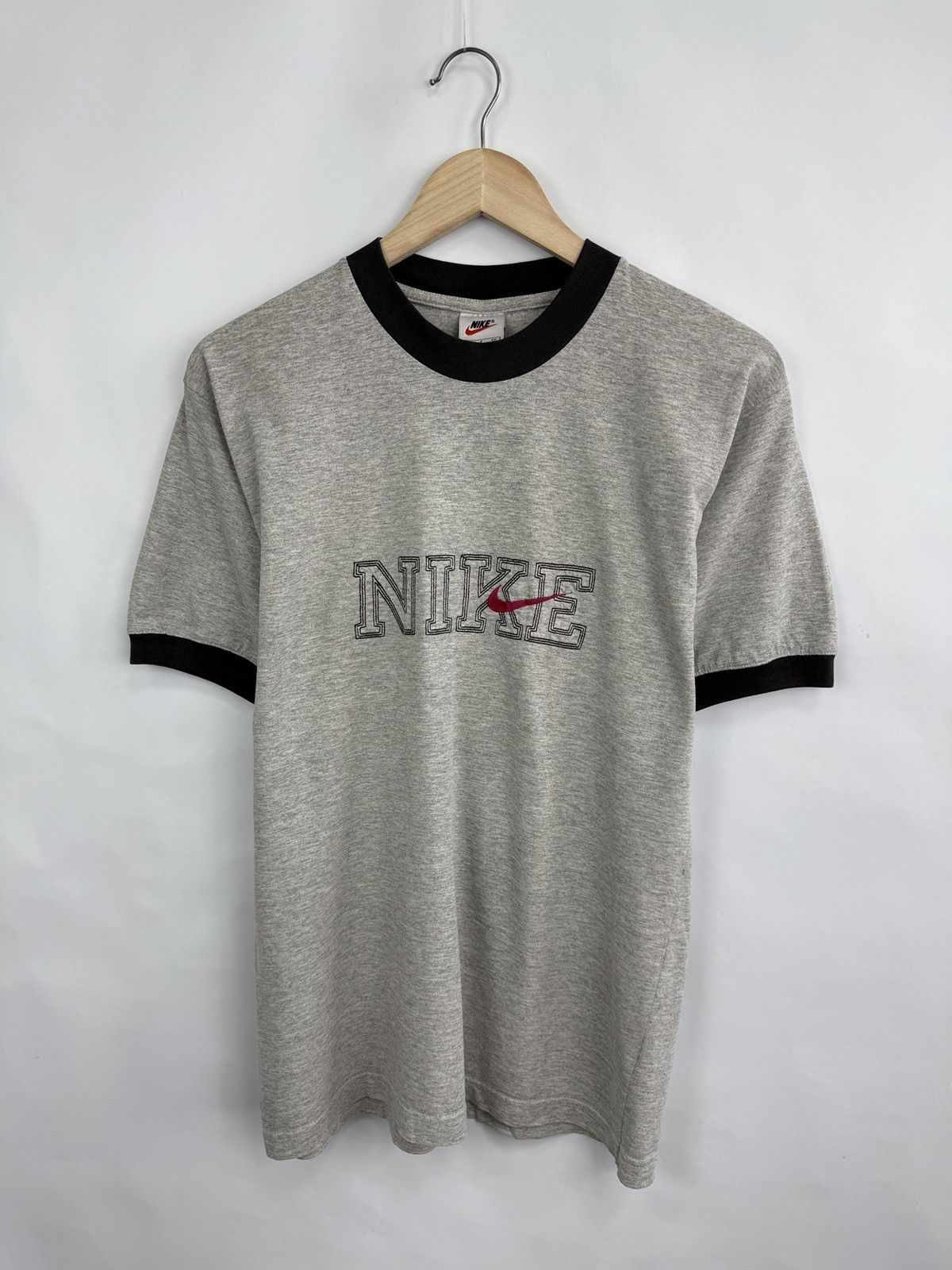 Nike 🇺🇸 Vintage 90s Nike Swoosh Y2K T-Shirt Rare Hype Retro Size US M / EU 48-50 / 2 - 3 Thumbnail