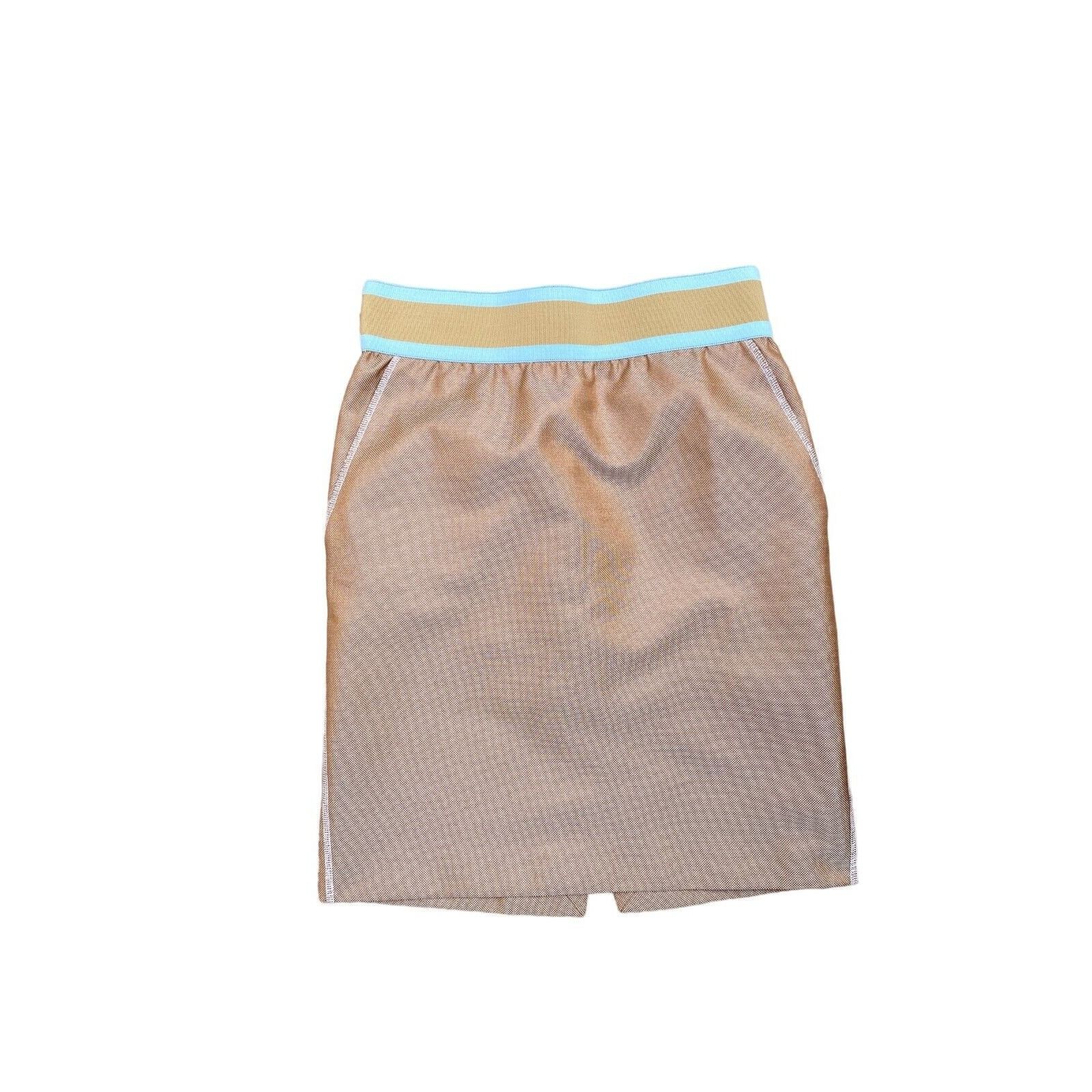 Miu Miu Beige / Gold Skirt Size 25" / US 0 / IT 36 - 1 Thumbnail