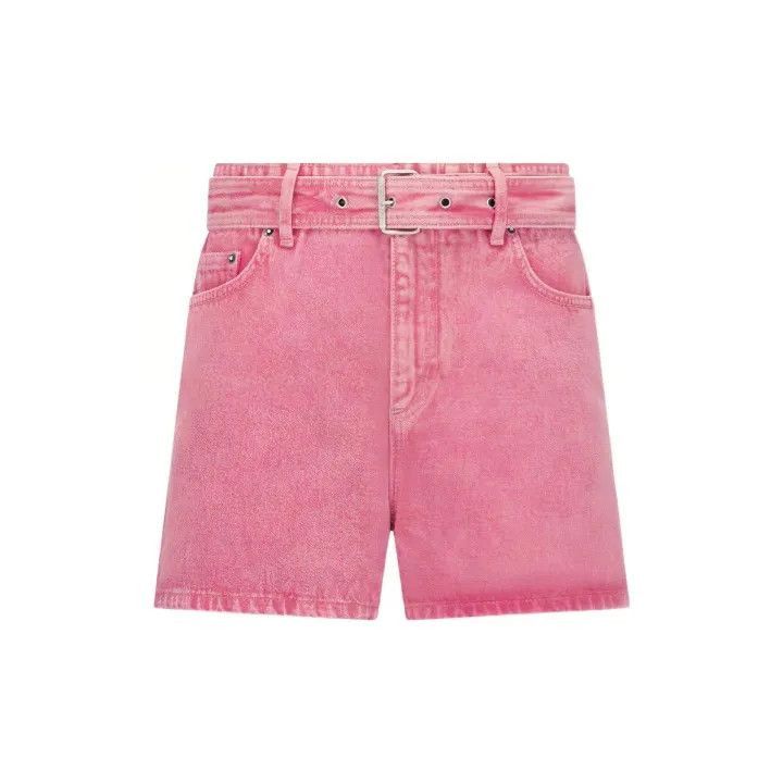 Other Dior SS22 Pink Denim Shorts for Women 0079-2507 Size 23" - 1 Thumbnail