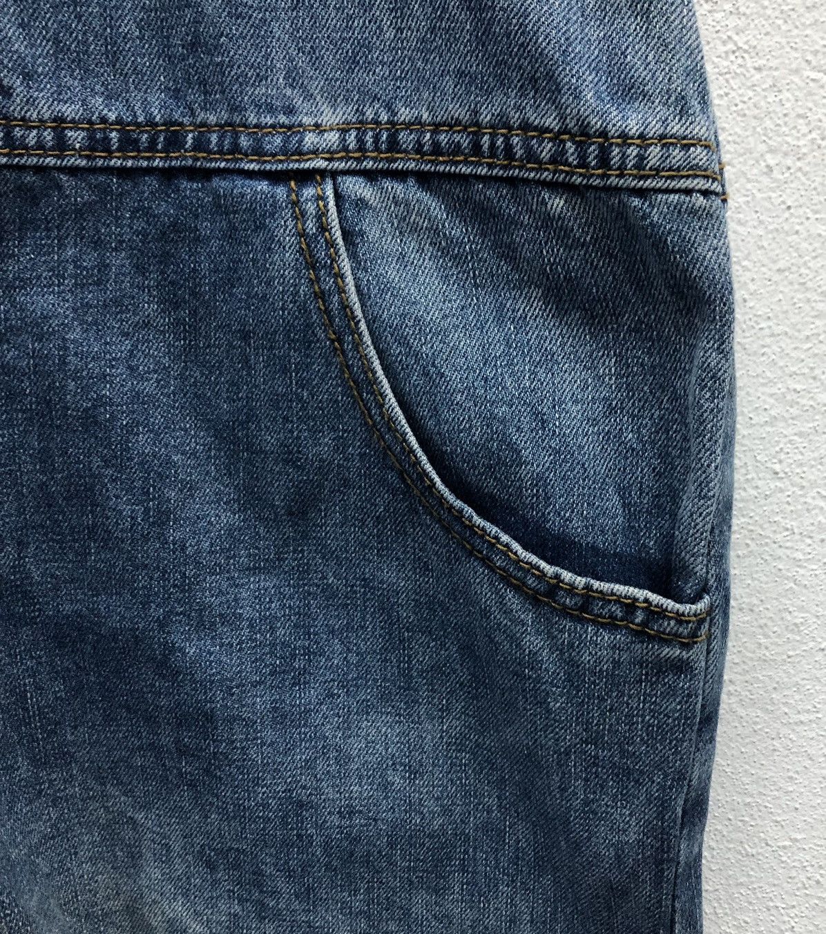 Japanese Brand Vintage Classic New Jeans Overalls Size 36" / US 14 / IT 50 - 6 Thumbnail