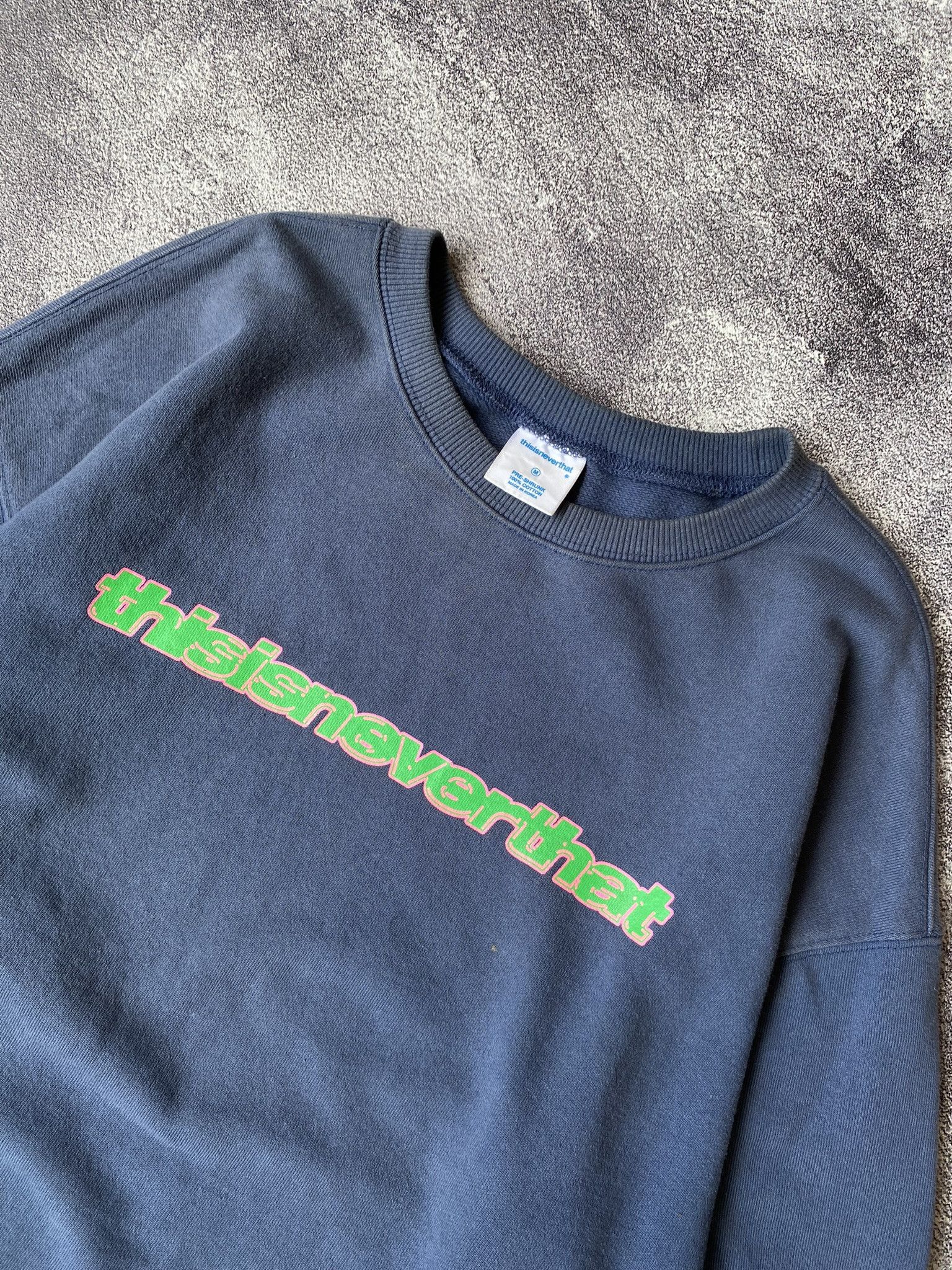Vintage × thisisneverthat Thisisneverthat Faded Sweatshirt Size US L / EU 52-54 / 3 - 1 Thumbnail