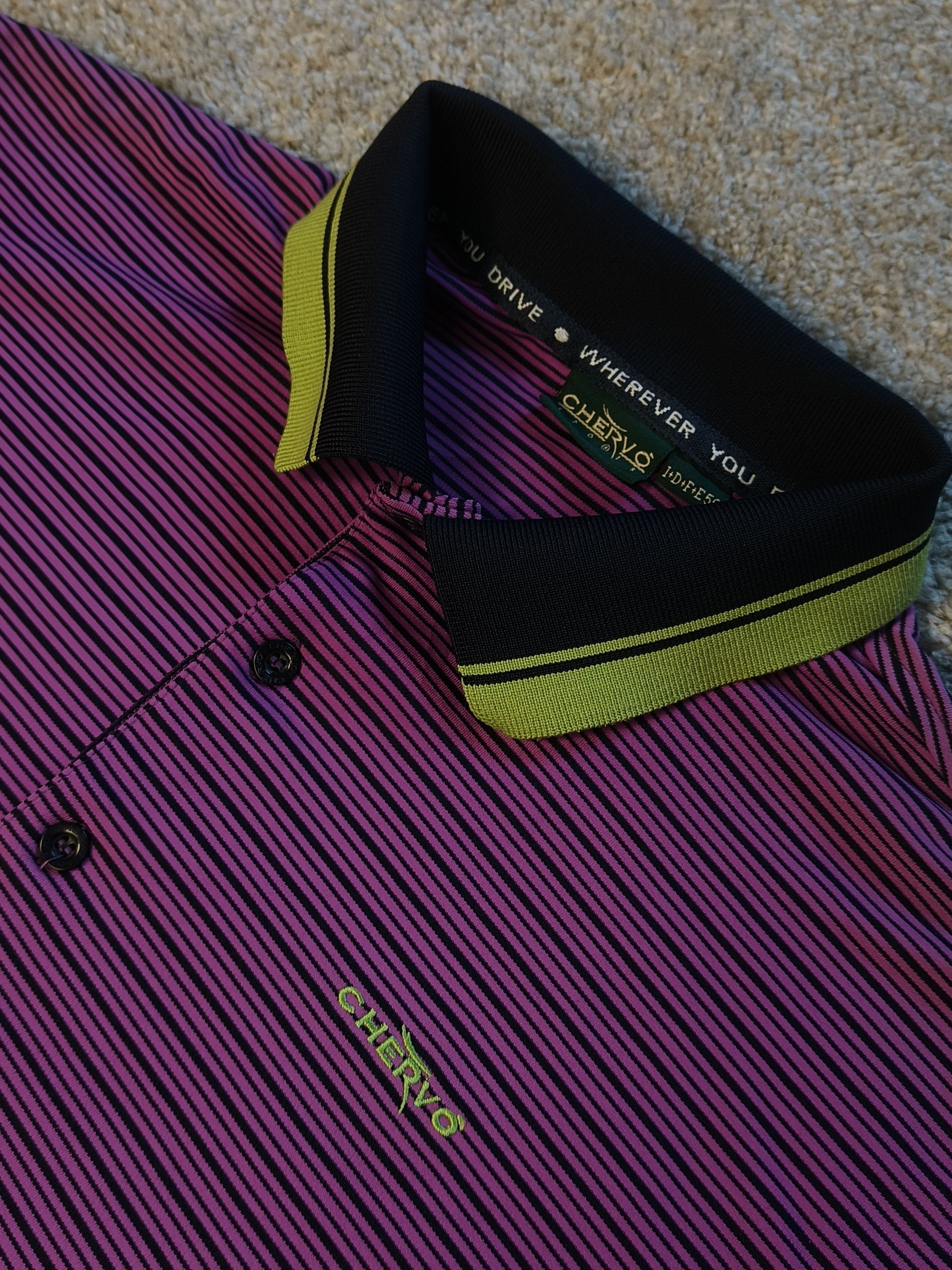Other Chervo Sunblock Striped Polo Jersey Size US XL / EU 56 / 4 - 2 Thumbnail