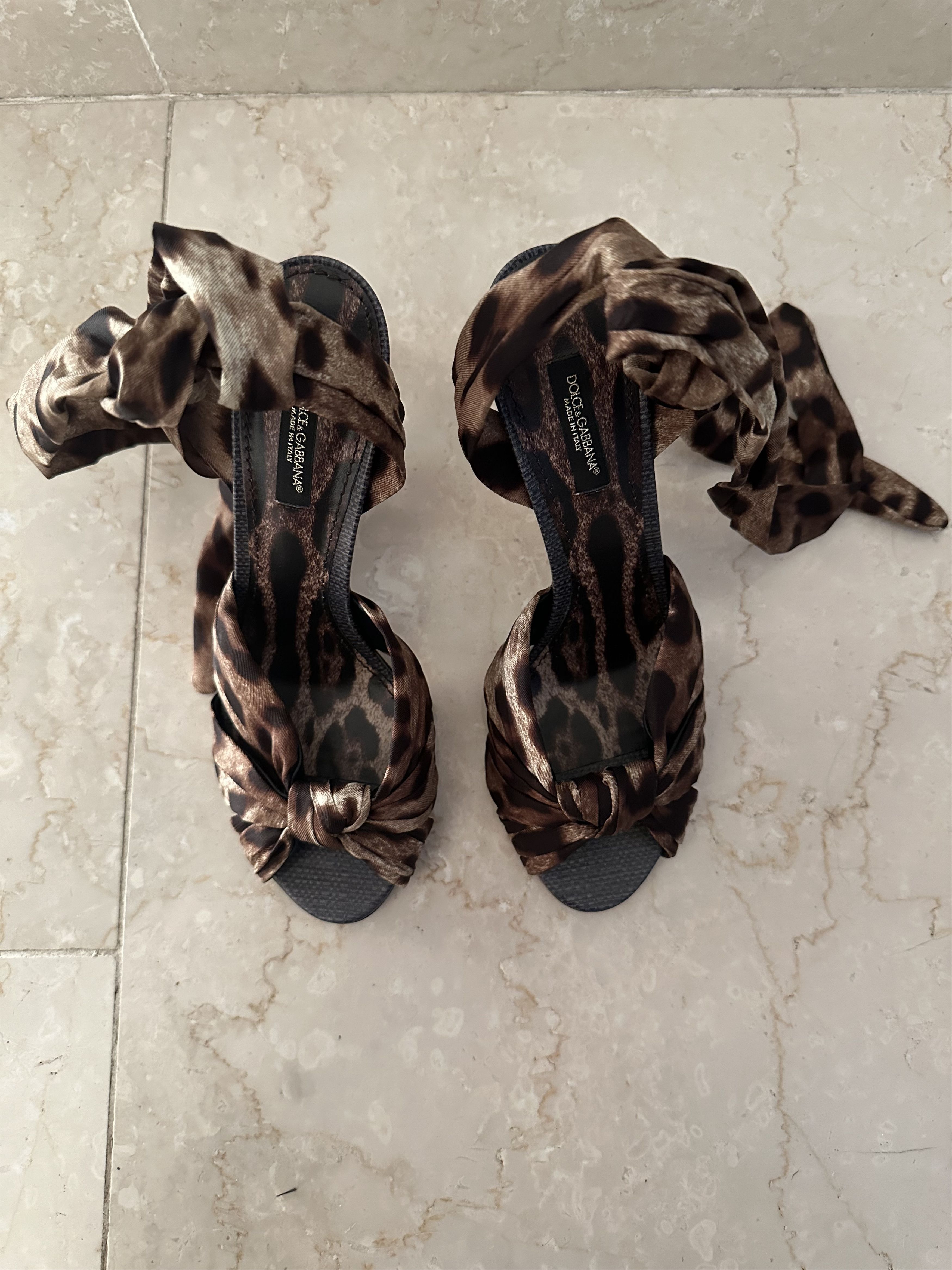 Dolce & Gabbana Leo heels with strap to fold Size US 8.5 / IT 38.5 - 2 Thumbnail