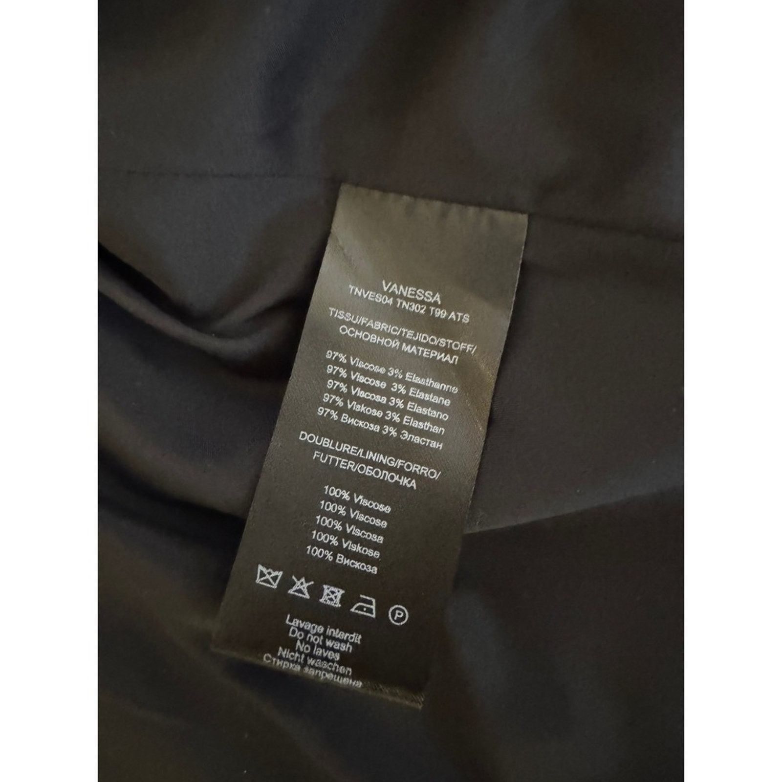 Tara Jarmon Tara Jarmon Paris Black "Vanessa" Blazer Size 10UK 6 USA Size S / US 4 / IT 40 - 4 Thumbnail