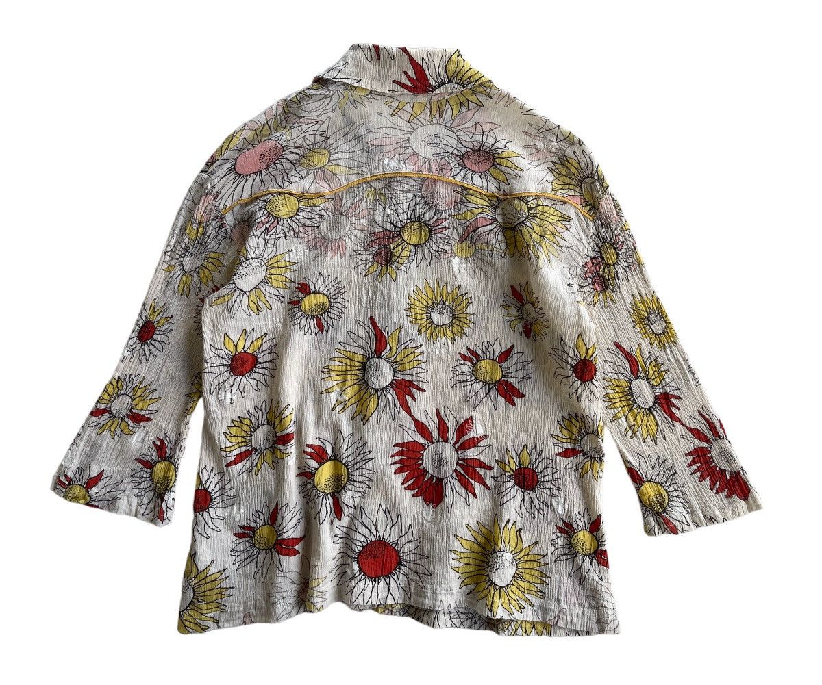 Issey Miyake Tsumori Chisato Pleats Please Flower Shirt Size S / US 4 / IT 40 - 3 Thumbnail