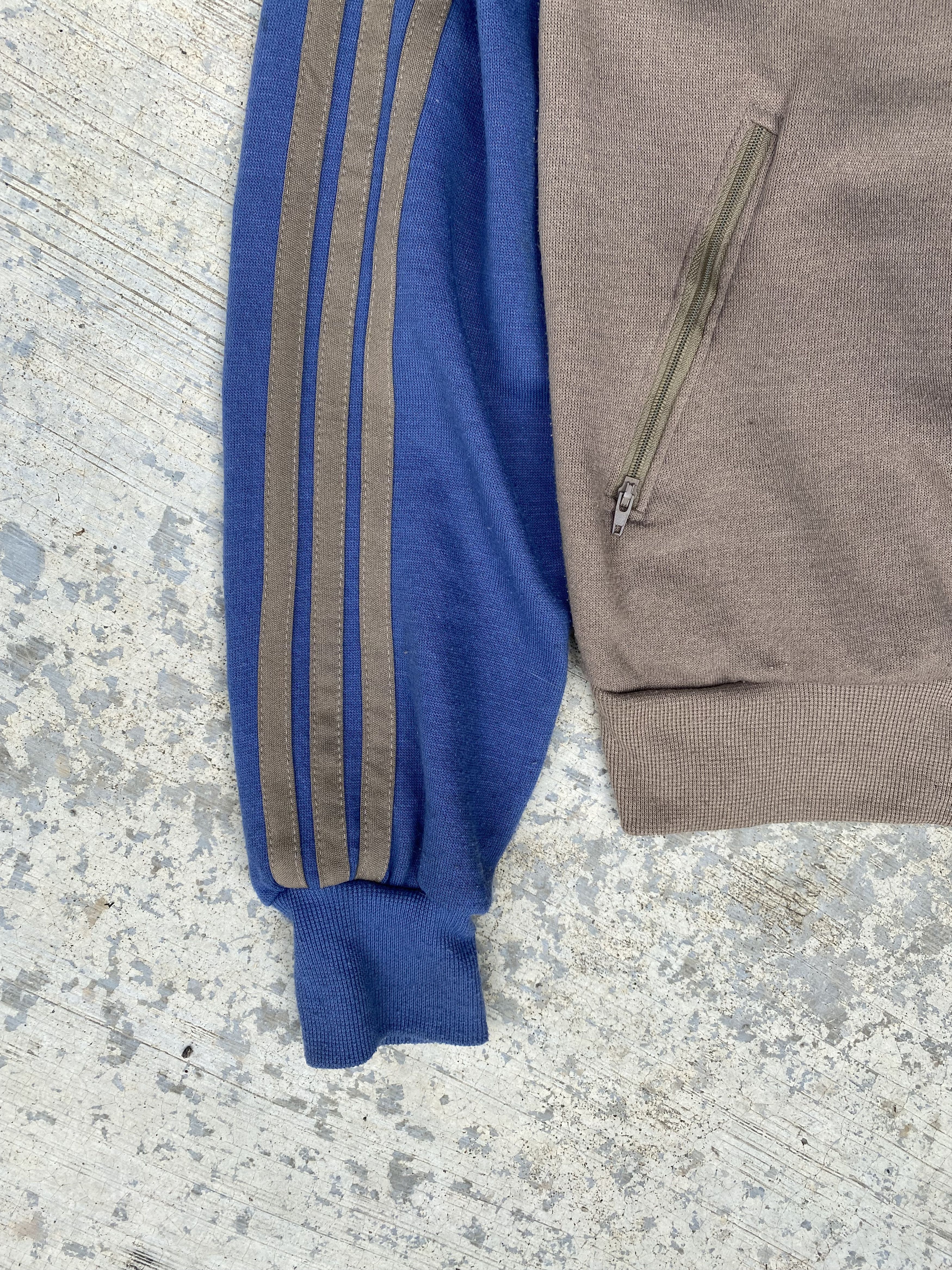 Adidas Vintage 80’s Adidas trefoil tracktop Size US S / EU 44-46 / 1 - 6 Thumbnail