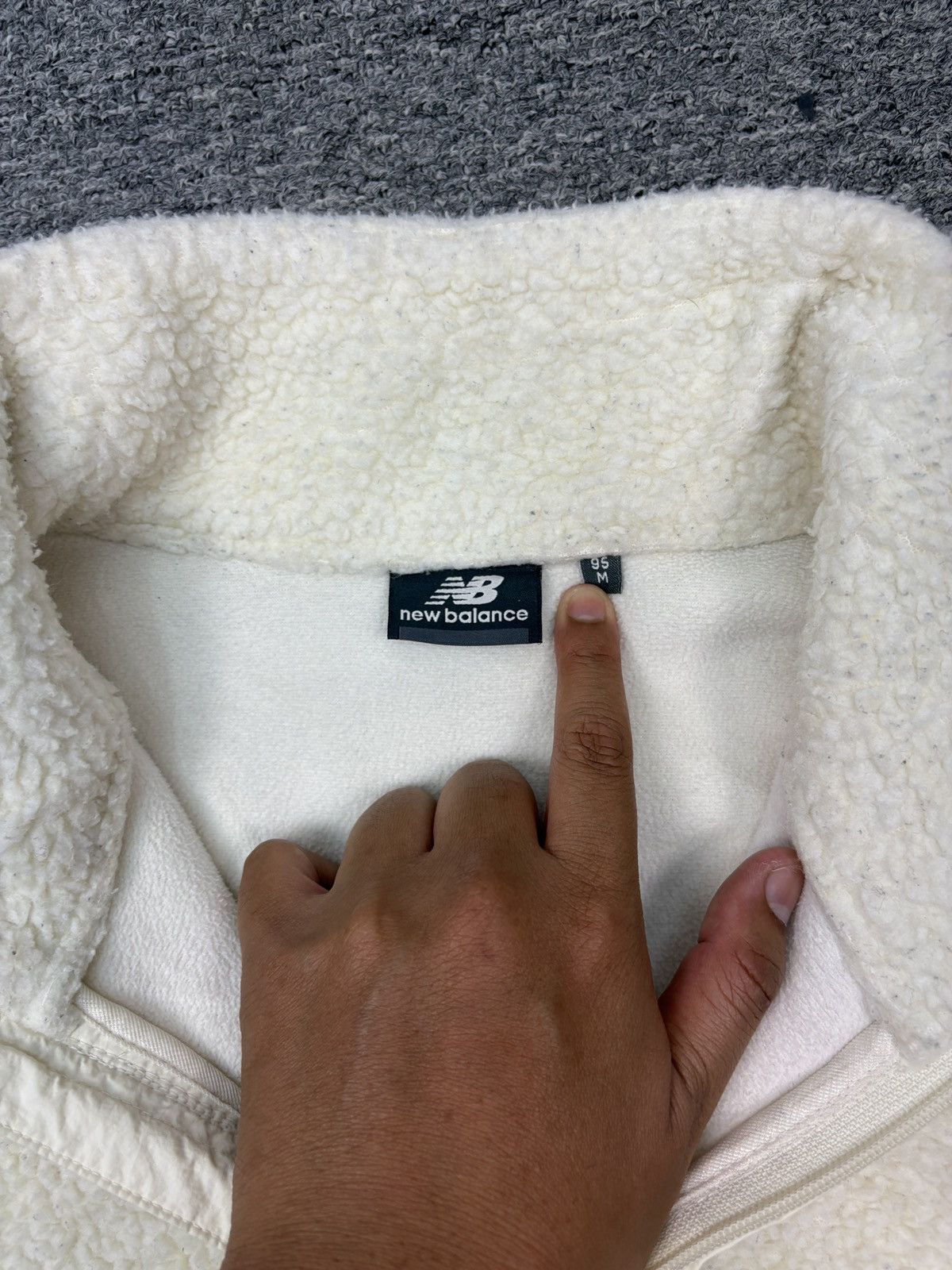 New Balance New Balance Deep Pile Fleece Jacket Size US M / EU 48-50 / 2 - 6 Thumbnail