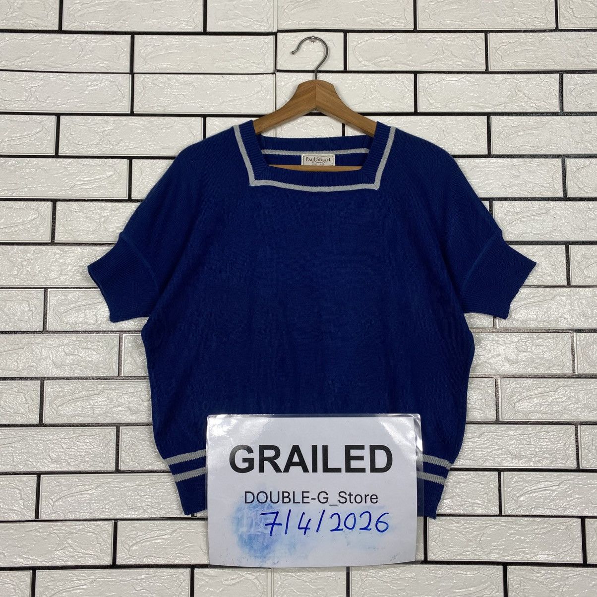 Japanese Brand 📌Vintage Cropped Knit Sweatshirt Paul Stuart Issey Miyake Size US M / EU 48-50 / 2 - 1 Thumbnail