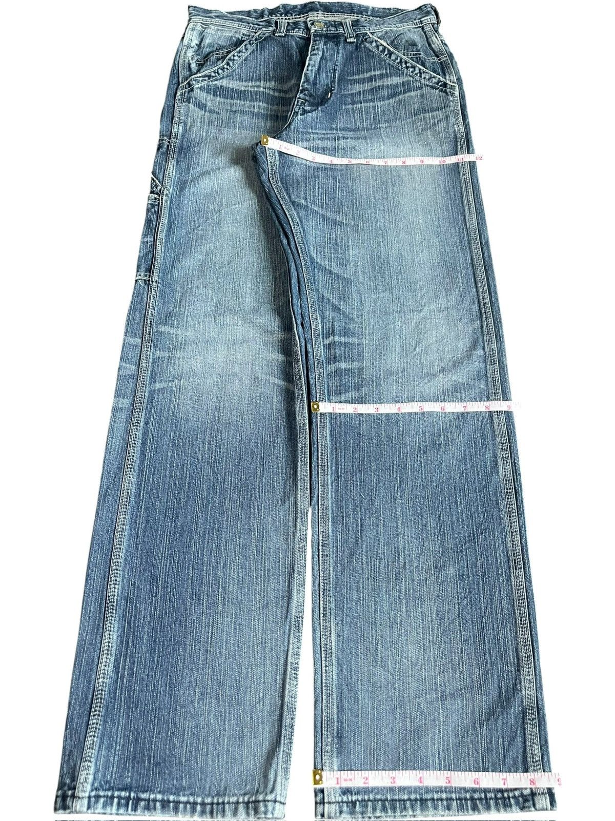 Lee Vintage Lee Union Made Workwear Carpenter Loose Jeans Size US 30 / EU 46 - 8 Thumbnail