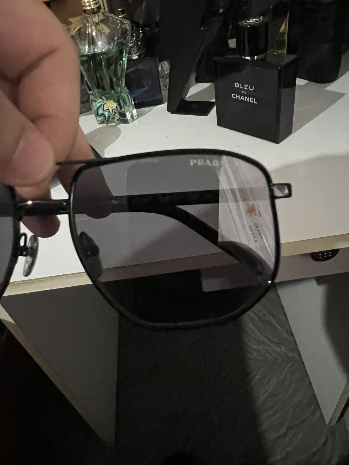Prada Prada SPR 59YS BLACK Aviator sunglasses Size ONE SIZE - 3 Thumbnail