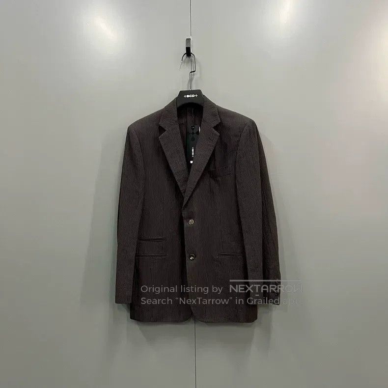 Hermes Hermes Striped Suit Jacket Size 50R - 1 Thumbnail