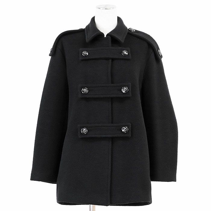 Armani Armani Emporio Armani Virgin Wool Short Coat Others Outerwear DUTY FREE for USA Size ONE SIZE - 1 Thumbnail