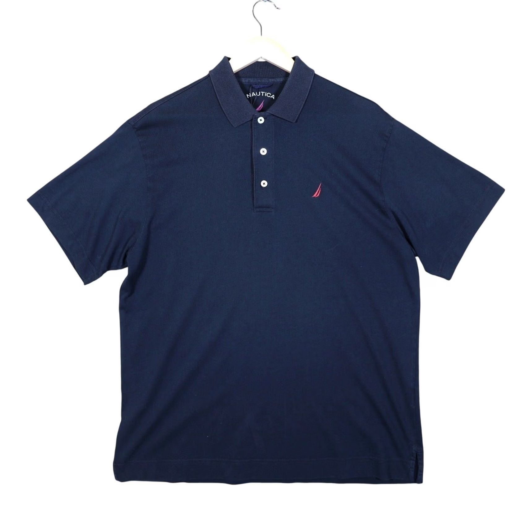 Nautica Nautica Polo Shirt Mens Short Sleeve Black 100% Cotton Pima Embroidered Logo Red Sailboat Size M Size US M / EU 48-50 / 2 - 3 Thumbnail