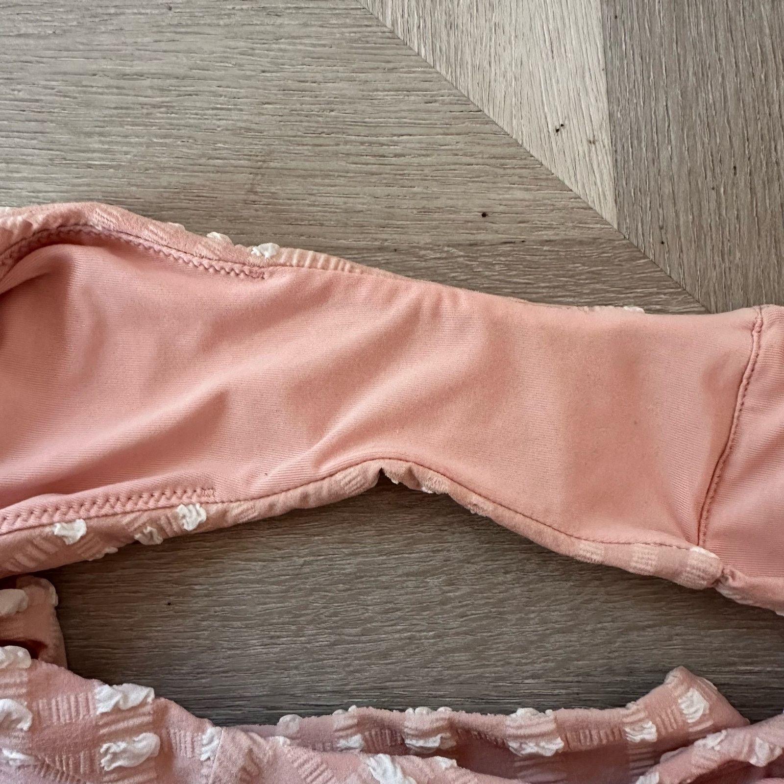 Other Aerie Plaid High Cut Cheeky Swim Bikini Bottoms Pink S Size ONE SIZE - 4 Thumbnail
