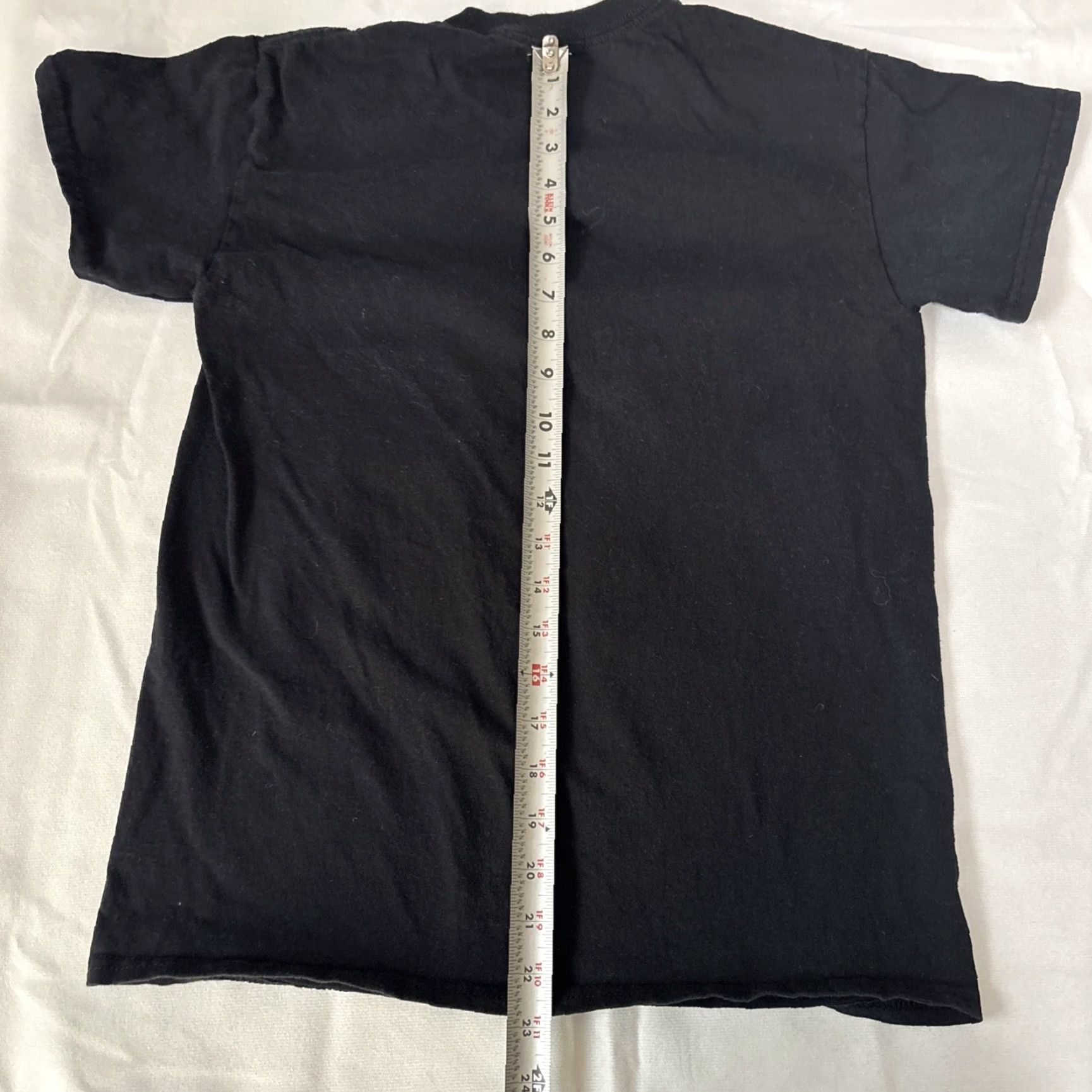 Vintage Space Wolf Graphic Print T Shirt Short Sleeve Black By ODM Small XL Black Wolf Mens Regular Cotton Graphic Space - Size US XL / EU 56 / 4 - 5 Thumbnail