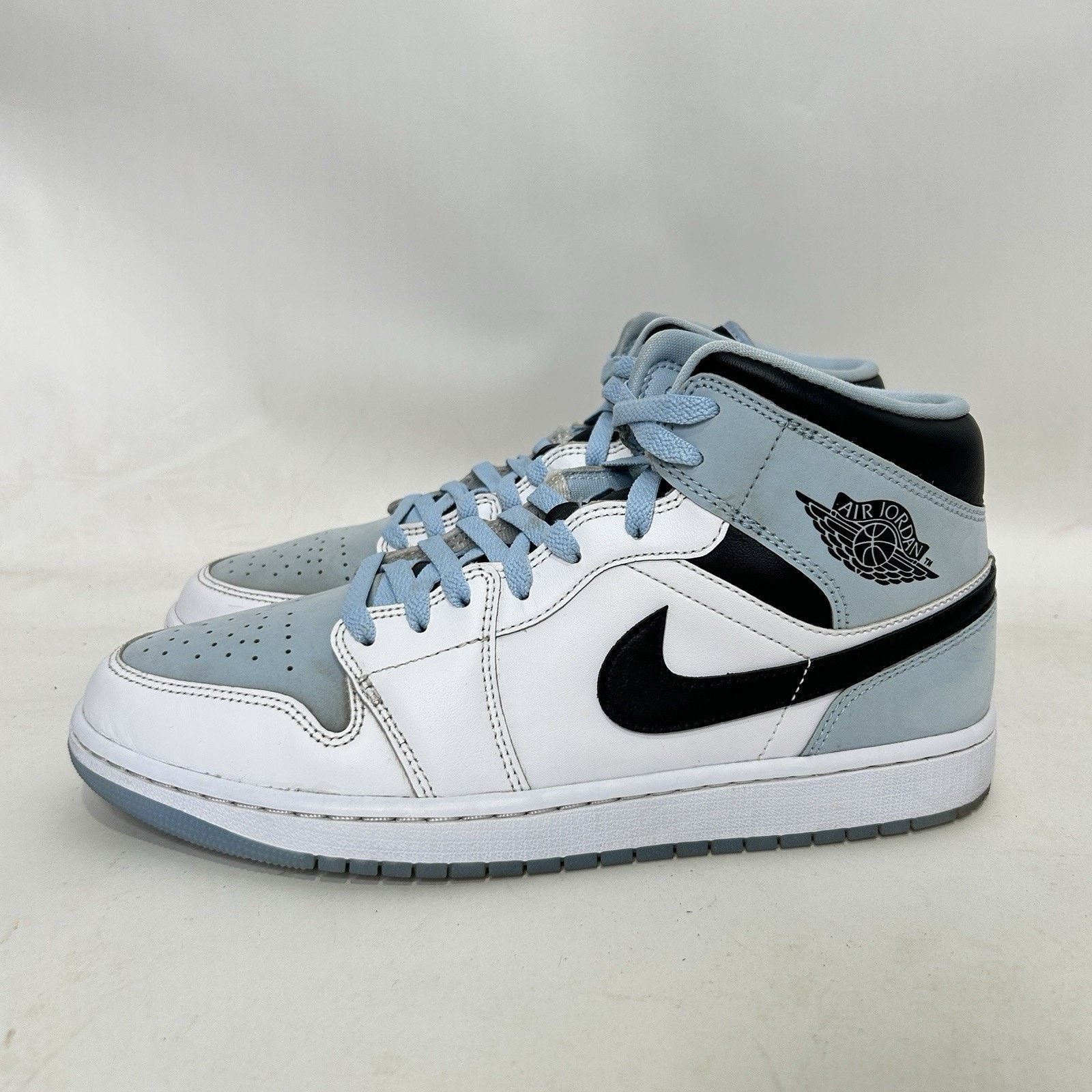 Jordan Brand Nike Air Jordan 1 Retro Mid SE "Ice Blue" Size US 10.5 / EU 43-44 - 6 Thumbnail