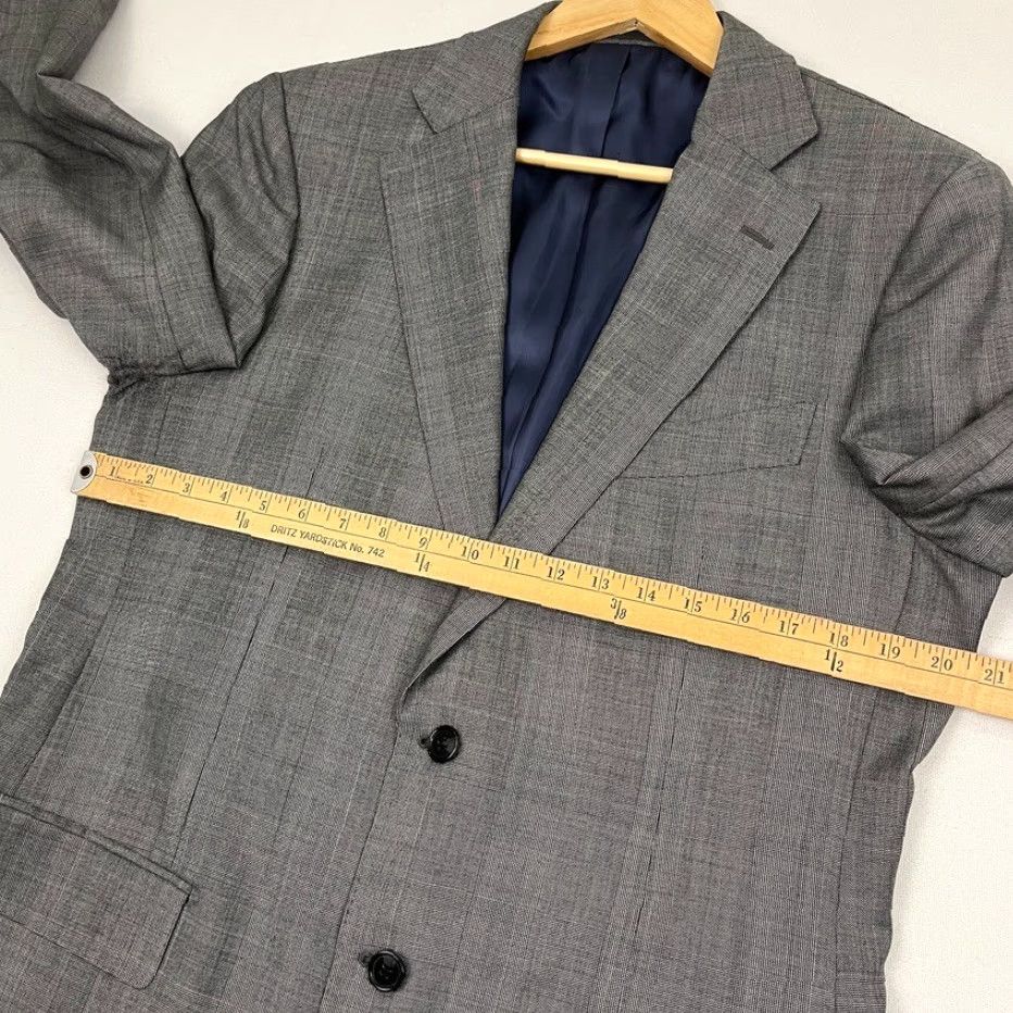 Suitsupply Suitsupply Blazer Mens 44L Gray Super 110s Wool Vitale Barberis Canonico Lazio Suit Jacket Cotton? Size 44R - 7 Thumbnail
