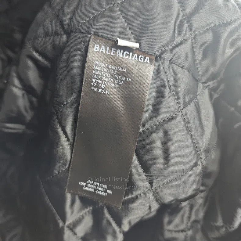 Balenciaga Balenciaga Black Printed Teddy Jacket with Logo Design Size US M / EU 48-50 / 2 - 4 Thumbnail