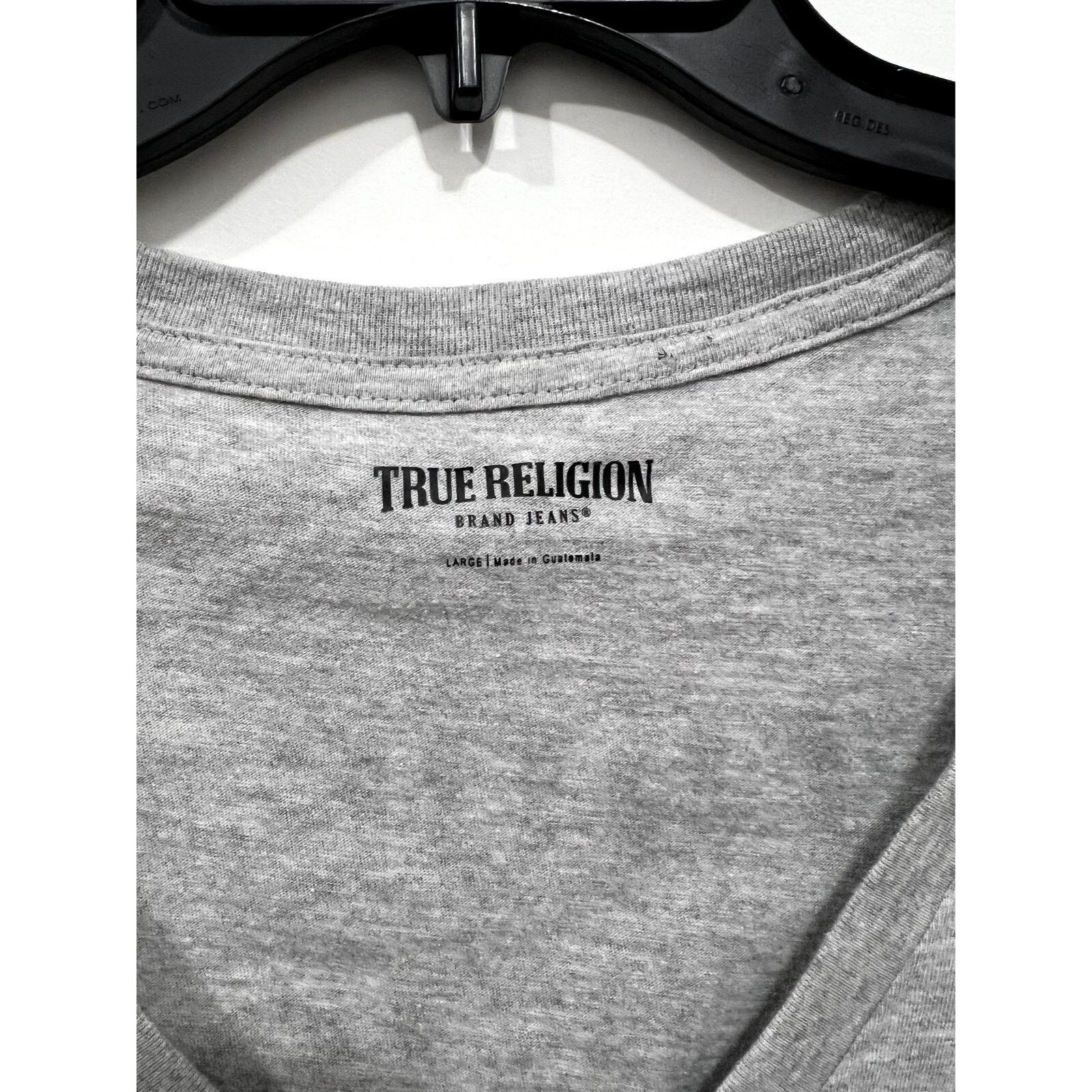 True Religion NEW True Religion T Shirt Horseshoe Logo Y2K Style Size L / US 10 / IT 46 - 4 Thumbnail
