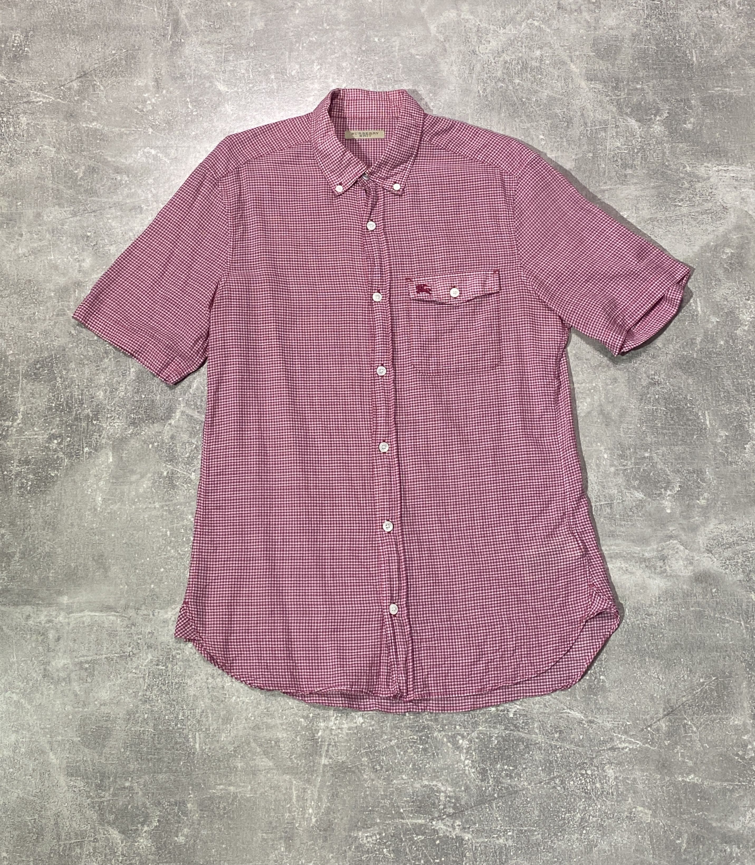 Burberry Vintage 00s Burberry Brit Checkered Shirt Size US S / EU 44-46 / 1 - 1 Thumbnail