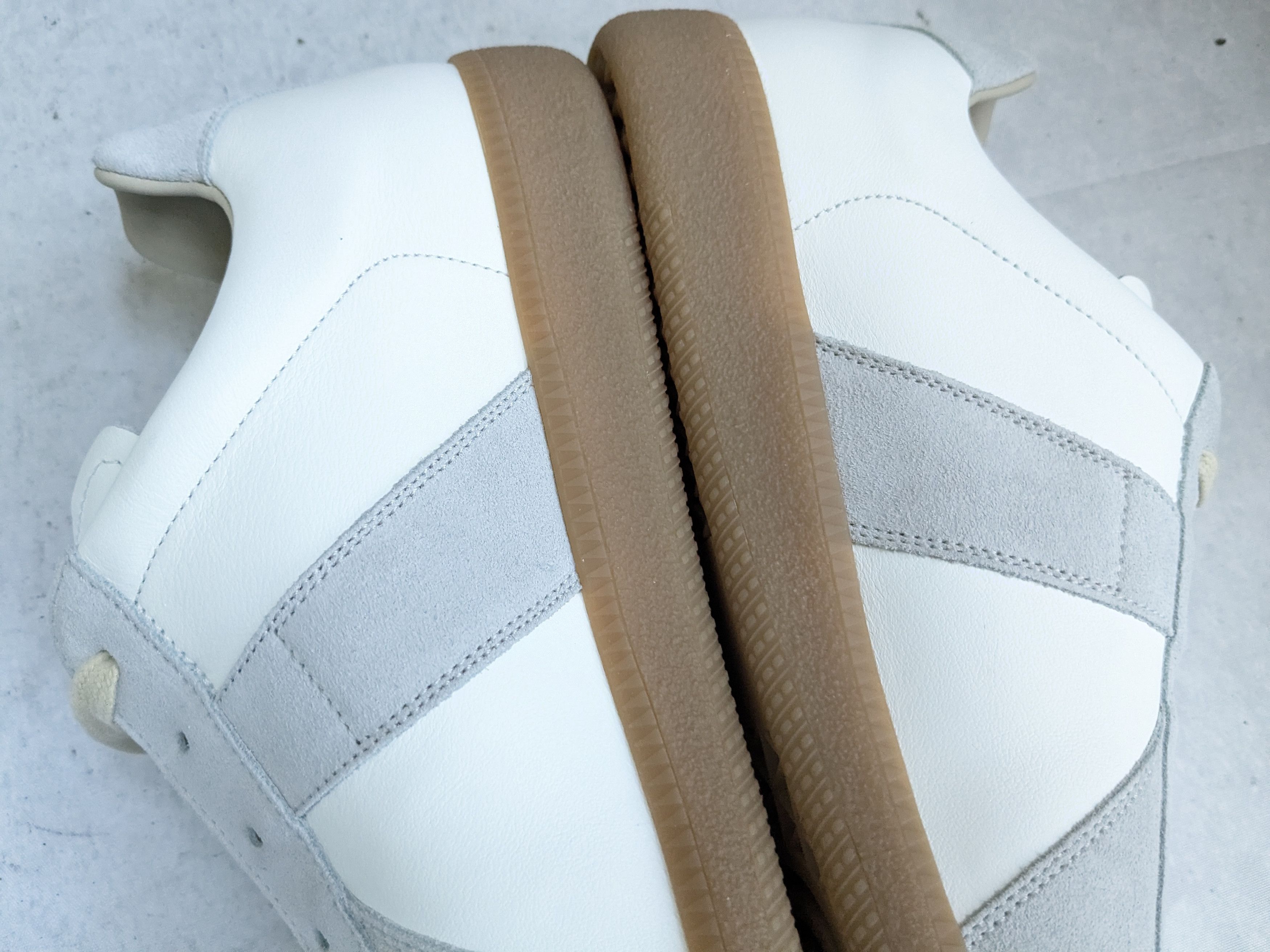 Maison Margiela Maison Margiela Replica GAT White Gray 12 45 Low Tops Size US 12 / EU 45 - 13 Thumbnail