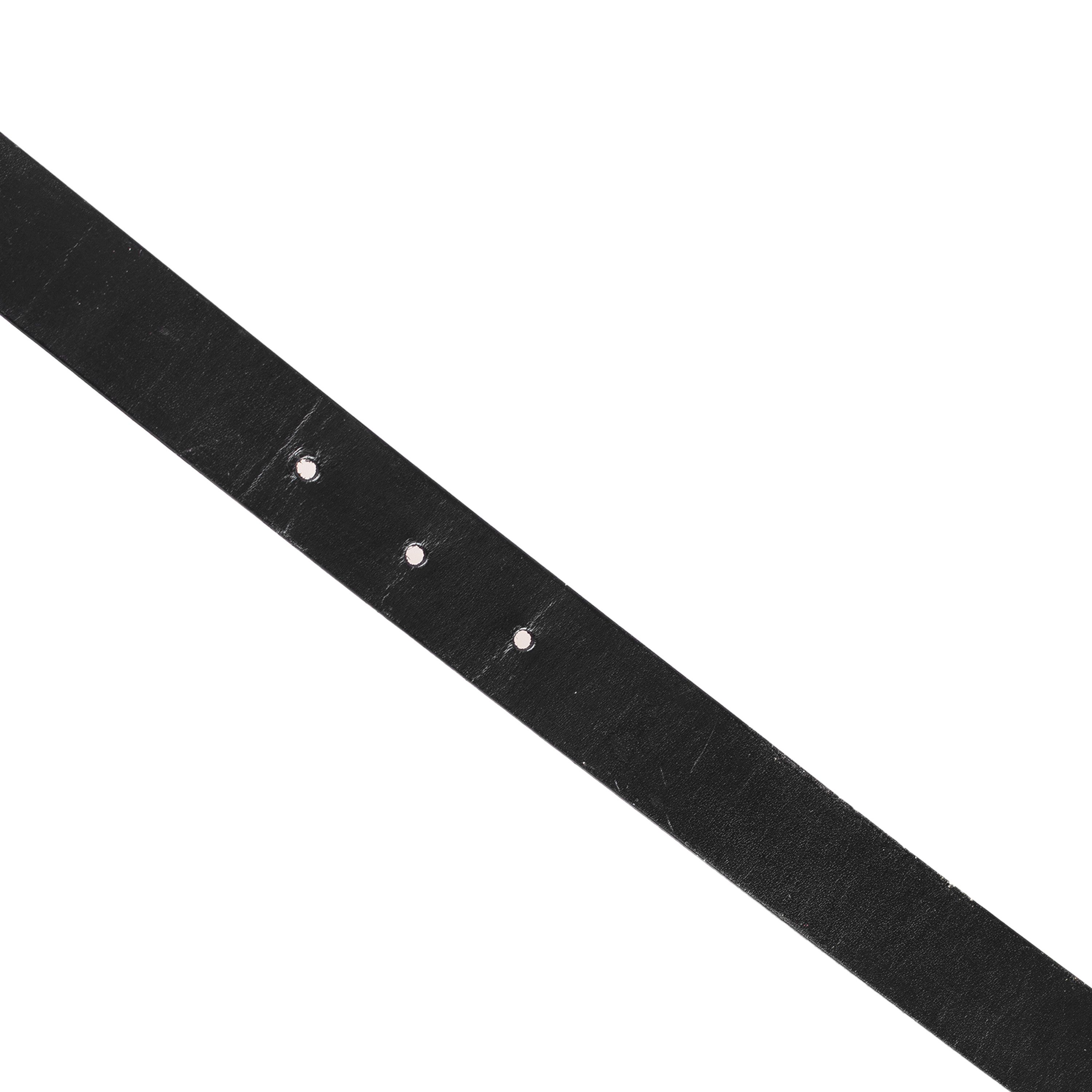 Gucci Gucci Black Leather Belt Size ONE SIZE - 4 Thumbnail