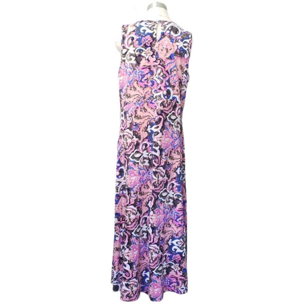 Designer CT133 Talbots Floral Maxi Sleeveless Sundress XL Size XL / US 12-14 / IT 48-50 - 4 Thumbnail
