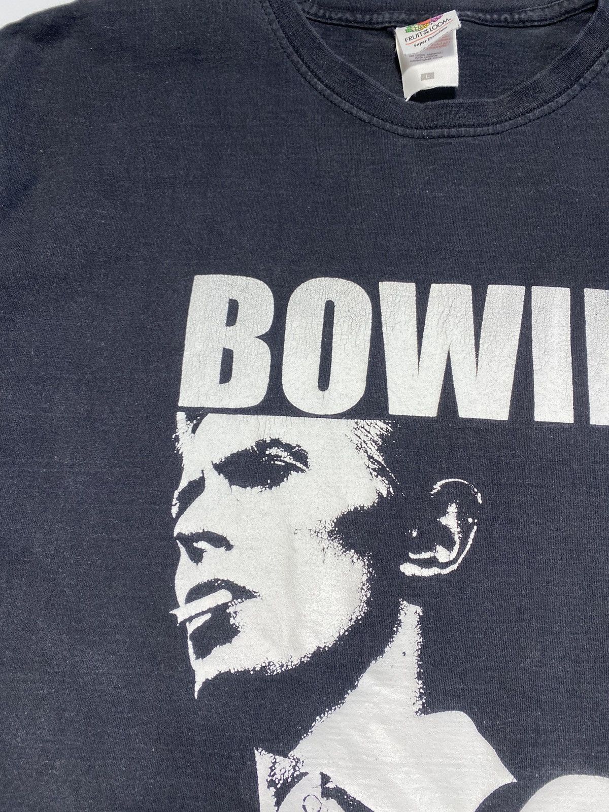 Band Tees × Vintage Vintage Y2K David Bowie Portrait Sun Faded T-Shirt Size US M / EU 48-50 / 2 - 10 Thumbnail