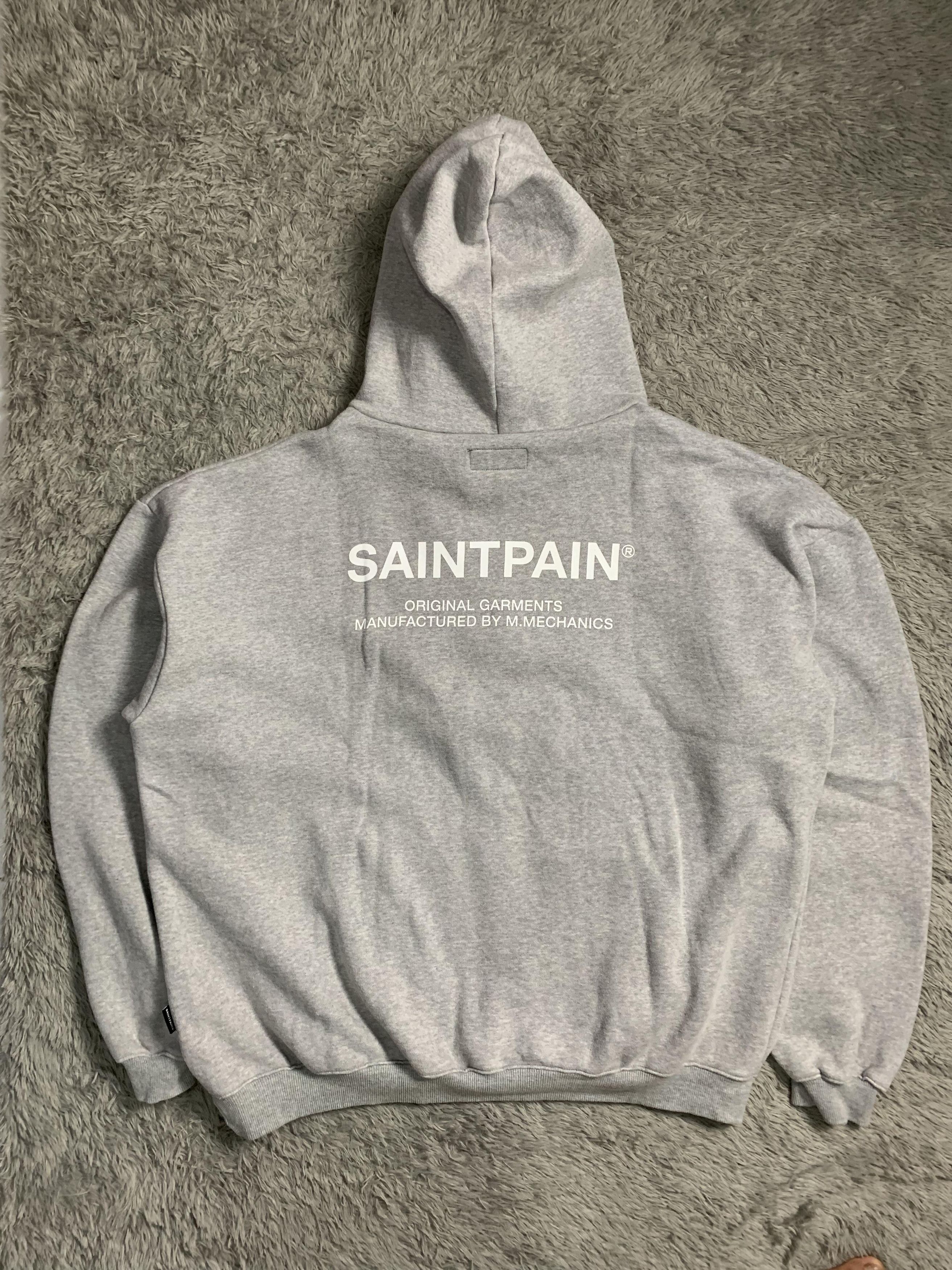 Japanese Brand Saint Paint Hoodie Off White Essentials Style Size US L / EU 52-54 / 3 - 11 Thumbnail