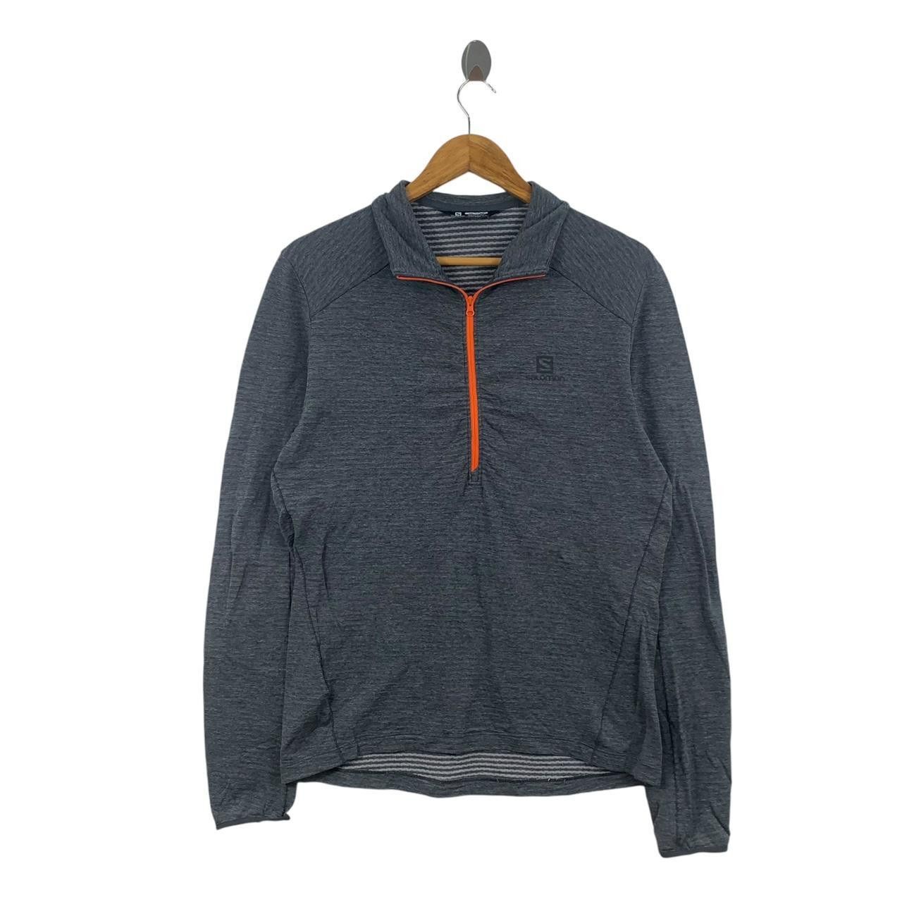 Salomon Vintage SALOMON FRANCE SKI Gear Half Zipper Tee Shirt Size S / US 4 / IT 40 - 1 Thumbnail
