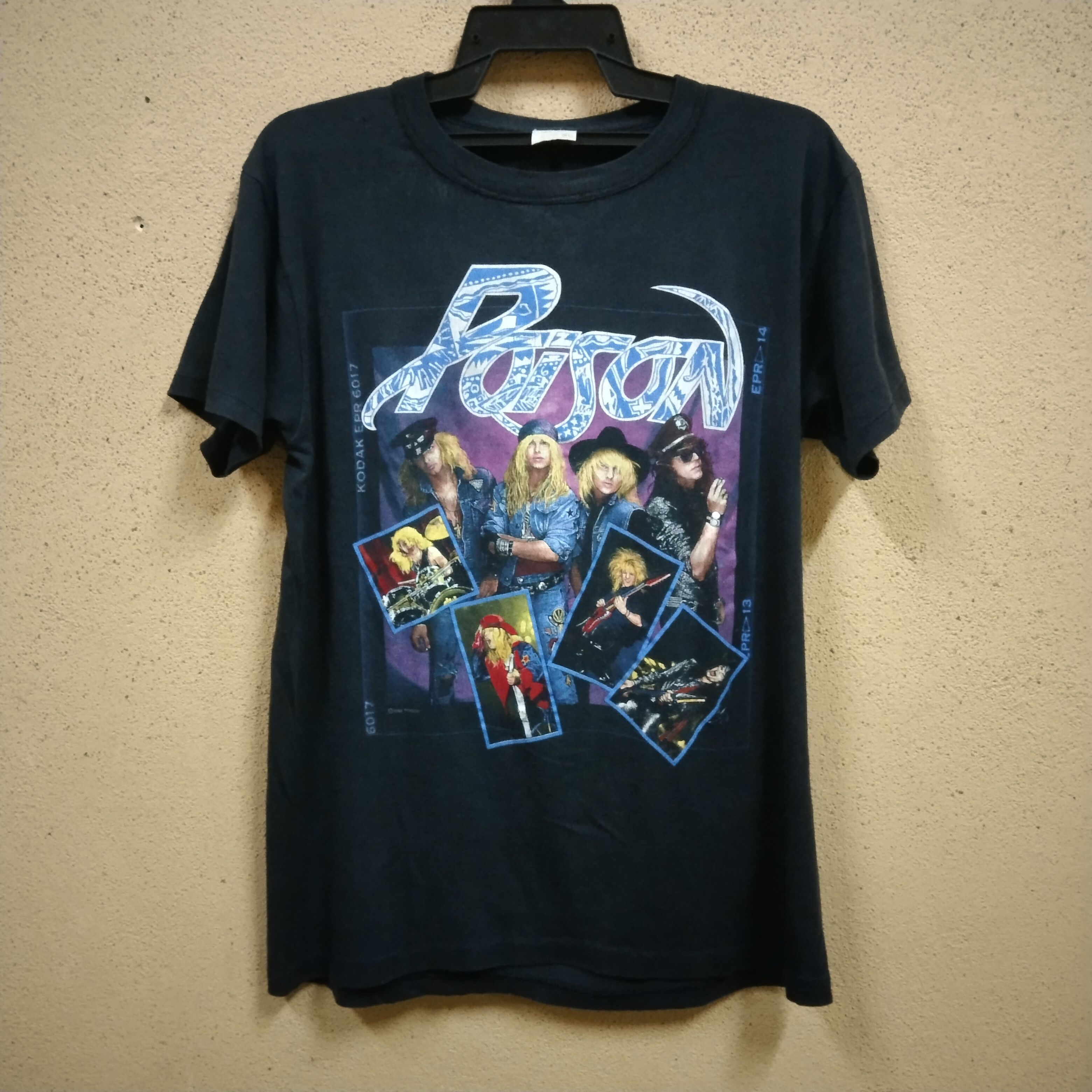 Band Tees × Vintage Vintage 80s Poison Concert Upon Up And Say Ahhh tee Size US M / EU 48-50 / 2 - 1 Thumbnail