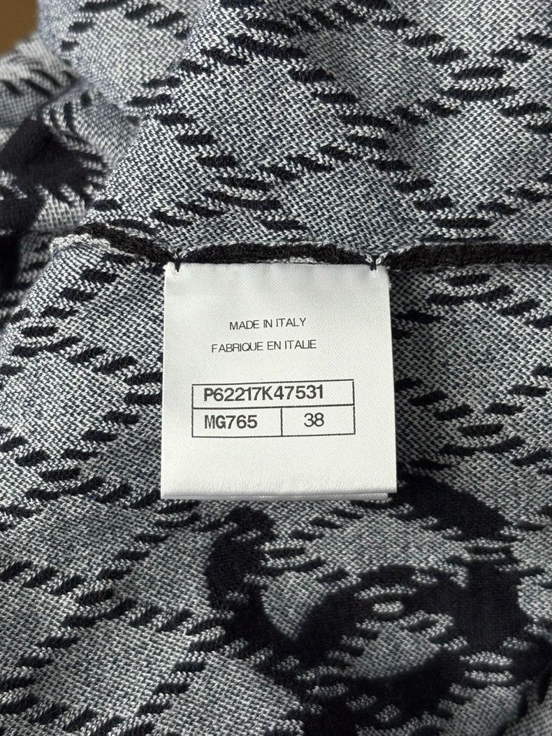 Chanel Chanel Slim diamond-patterned wool cashmere large Logo pri Size XS / US 0-2 / IT 36-38 - 7 Thumbnail