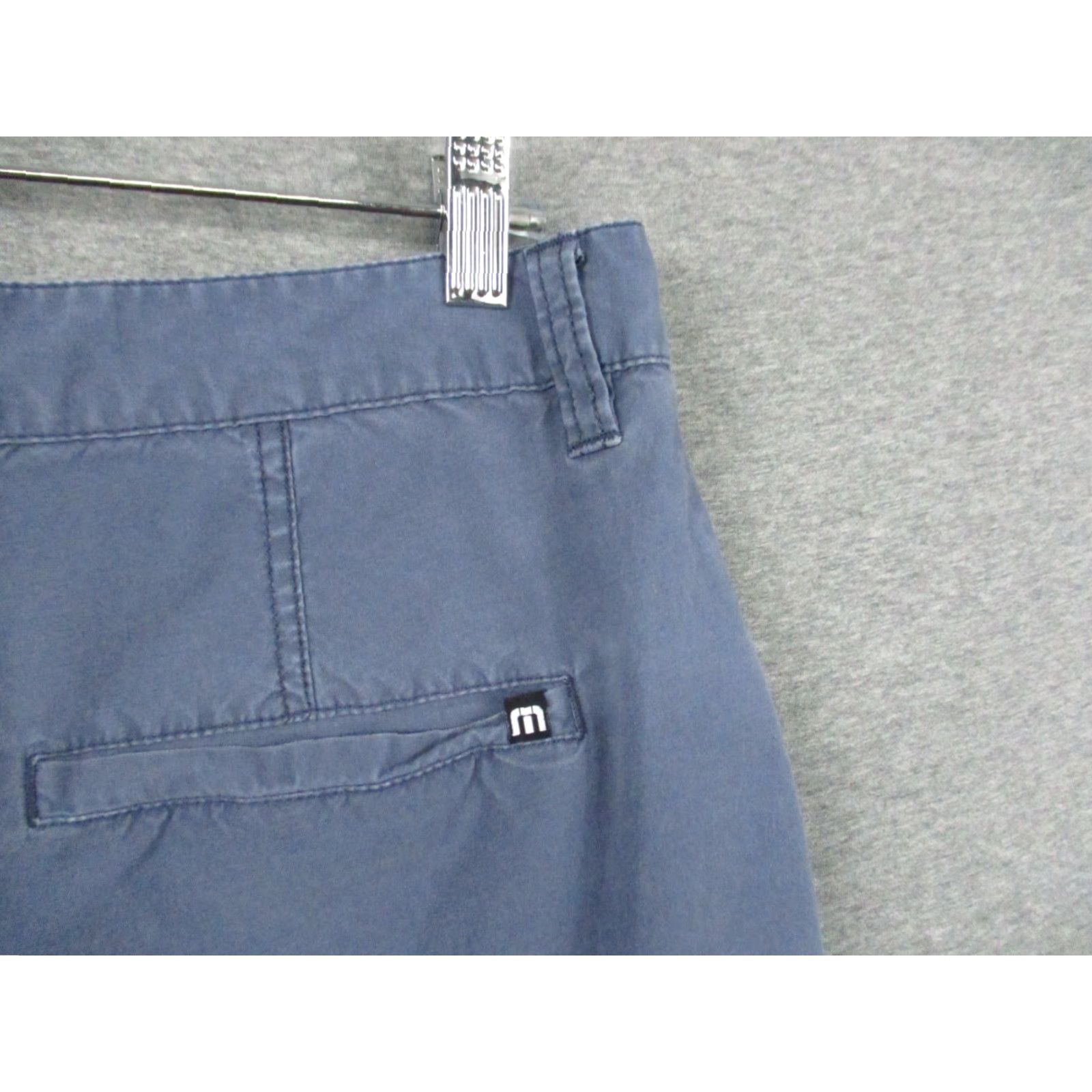 TravisMathew Travis Matthew Shorts Men's 34 Navy Blue Chino Stretch 9" Inseam Golf Outdoor Casual 5-Pocket Design Mens Size US 34 / EU 50 - 7 Thumbnail