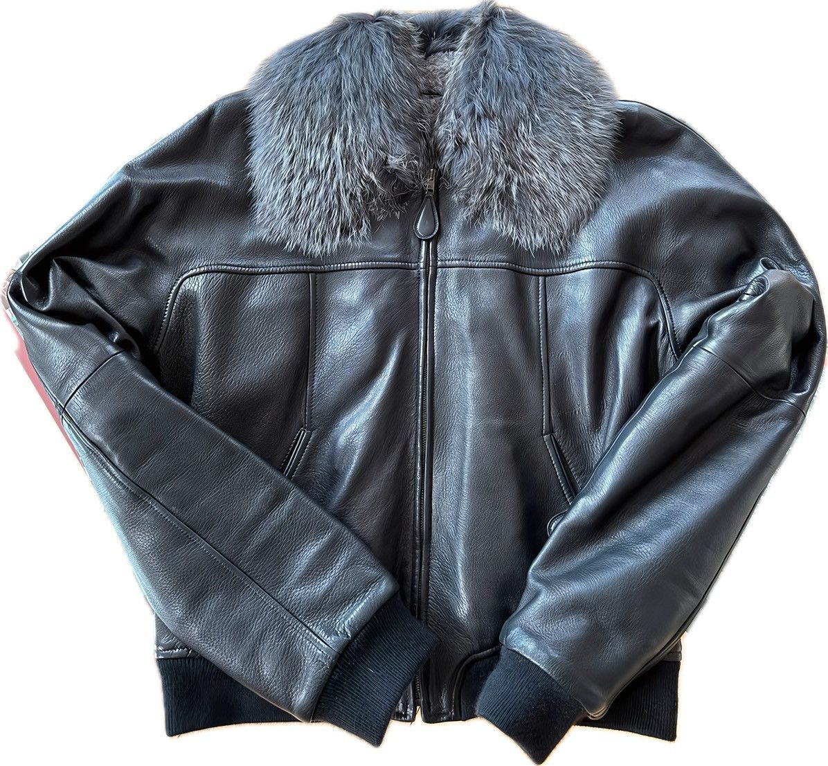 TOM FORD ERA LEATHER FUR LINING JACKET