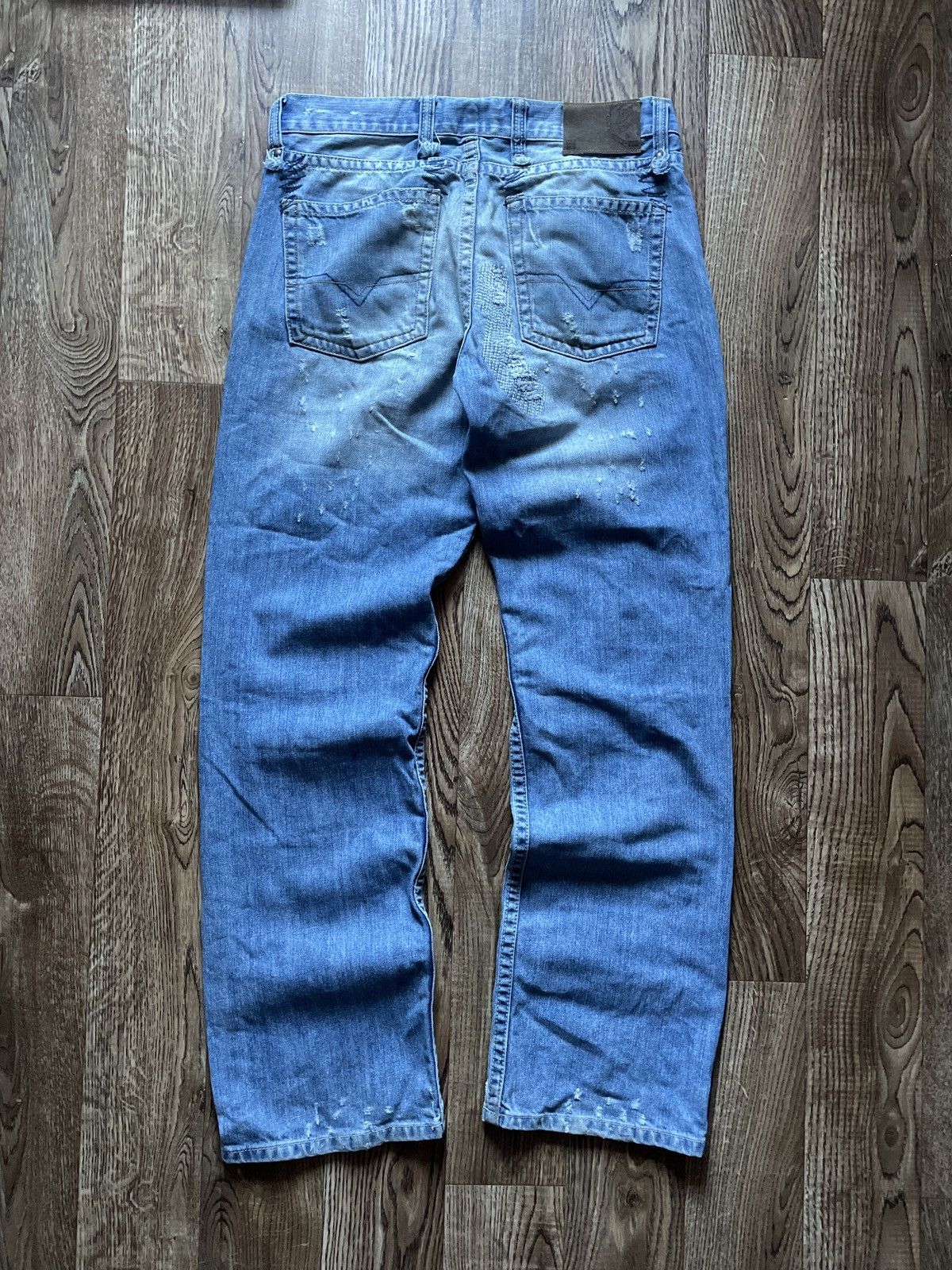Diesel VTG HYSTERIC GLAMOUR STYLE WASHED DIESEL JEANS 90s Size US 34 / EU 50 - 4 Thumbnail