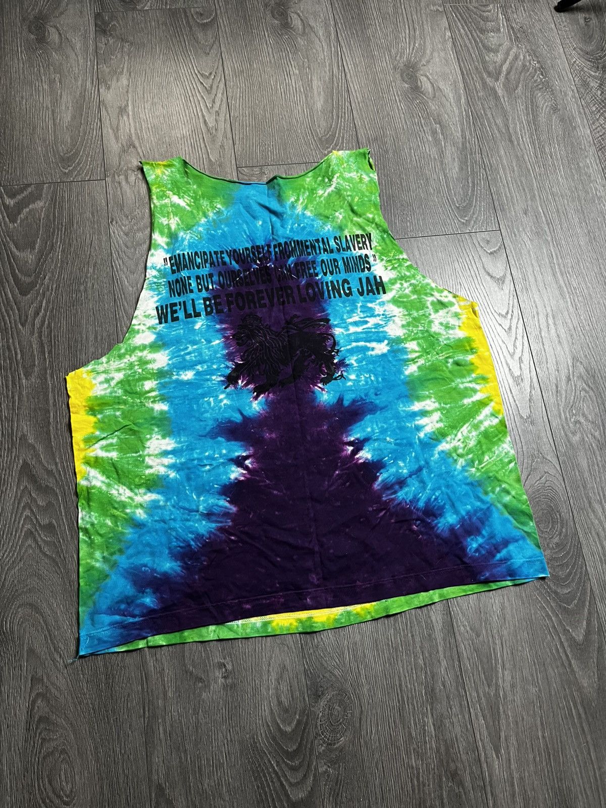 Bob Marley Bob Marley "RastaMania" Acid Trip Psychedelic Sleeveless Tee Size US S / EU 44-46 / 1 - 7 Thumbnail